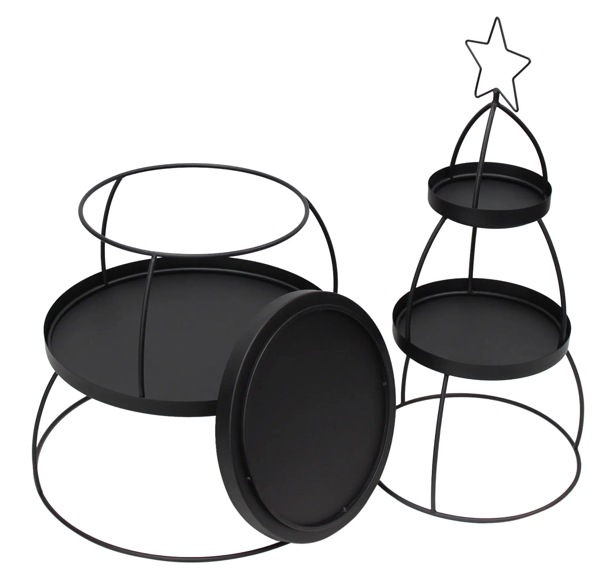 Etagere "Tannenbaum"  im Frank Flechtwaren Online Shop für Dekosäulen kaufen