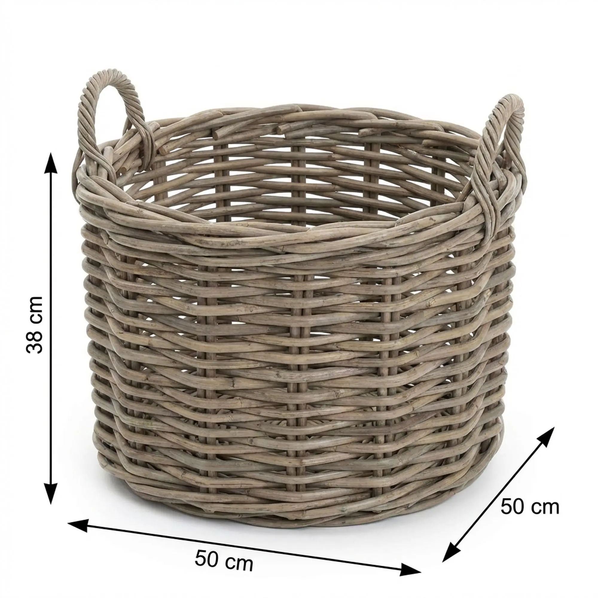 Rattankorb "Rustikale Optik"  im Frank Flechtwaren Online Shop für Chalet kaufen