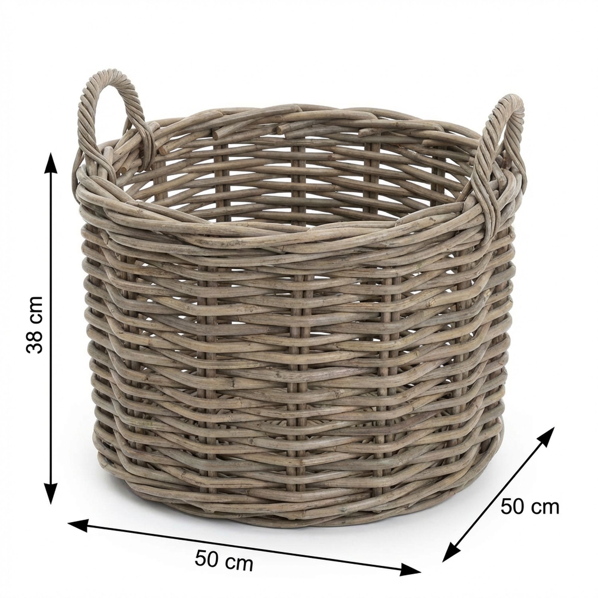 Rattankorb "Rustikale Optik"  im Frank Flechtwaren Online Shop für Inas Landleben kaufen