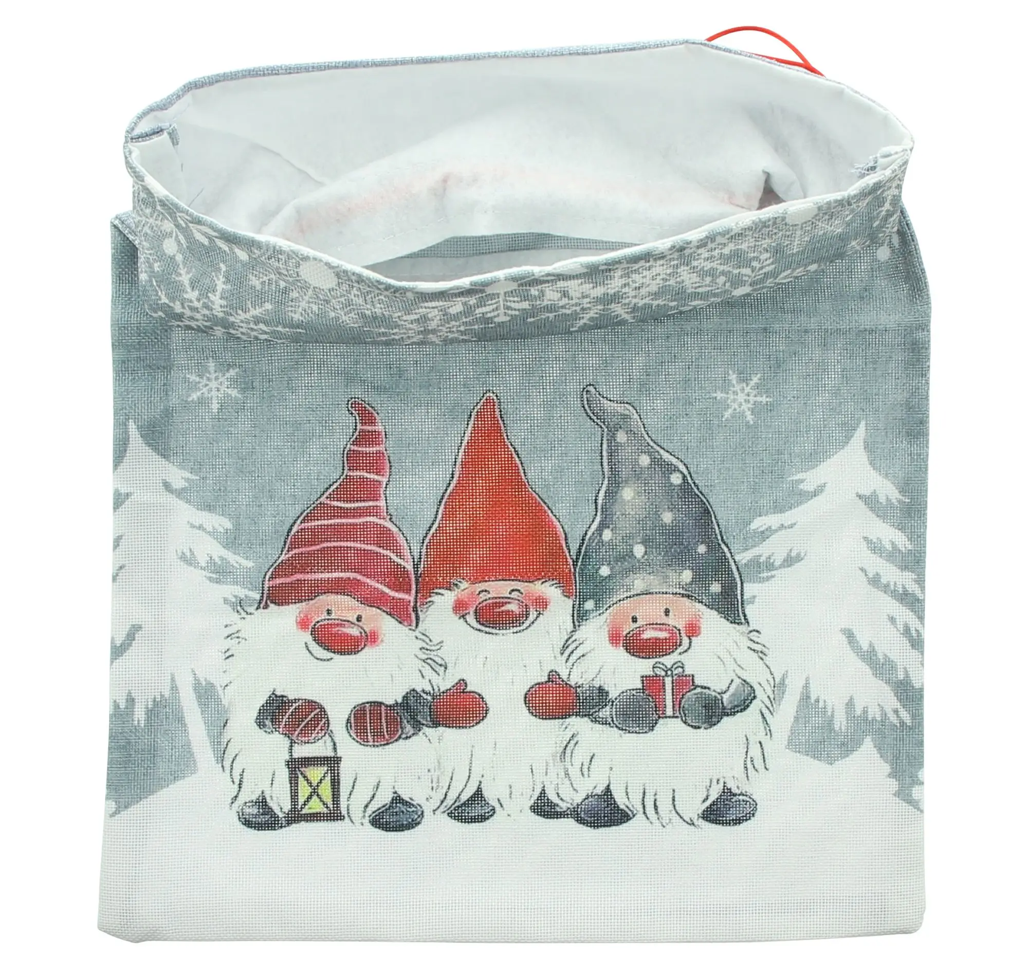 Geschenkbeutel "Winterwichtel"  im Frank Flechtwaren Online Shop für Geschenktaschen &amp; -säckchen kaufen