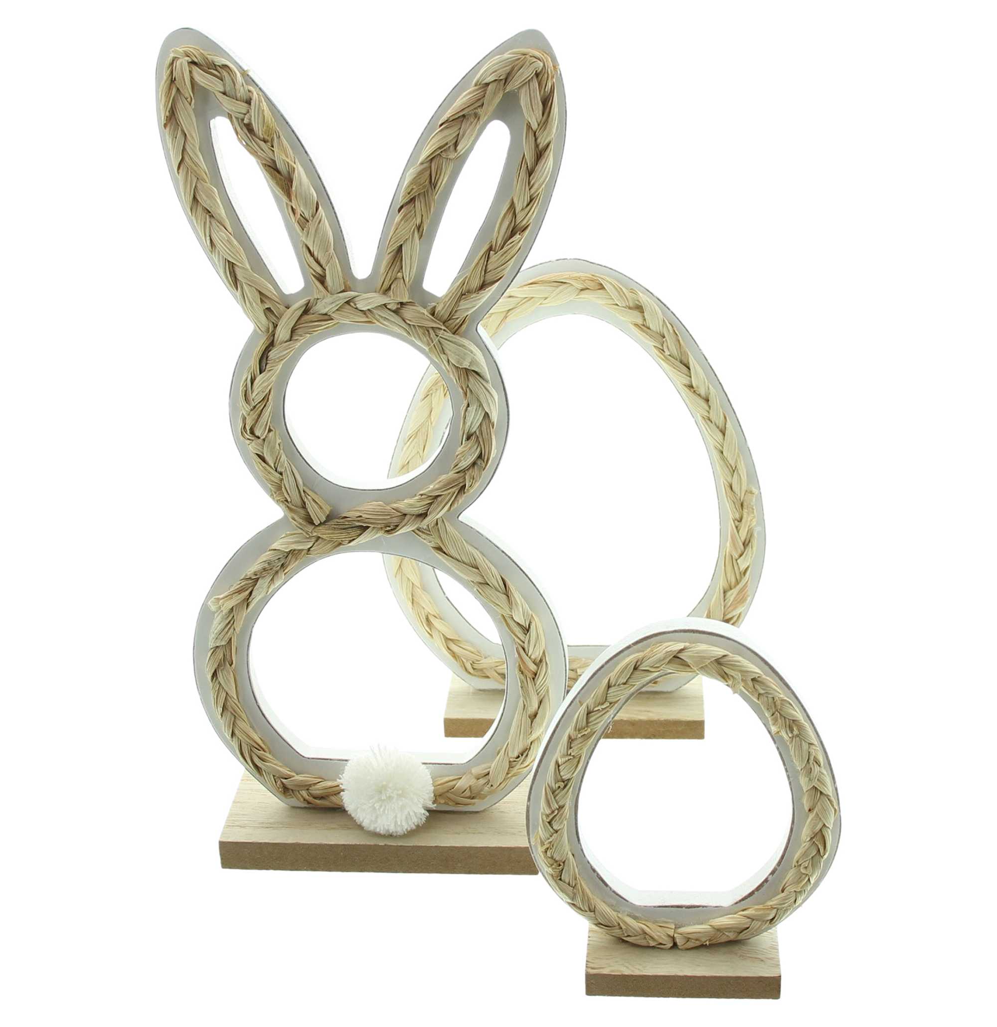 Osterdeko "Natur", 3er Set  im Frank Flechtwaren Online Shop für Ostern kaufen