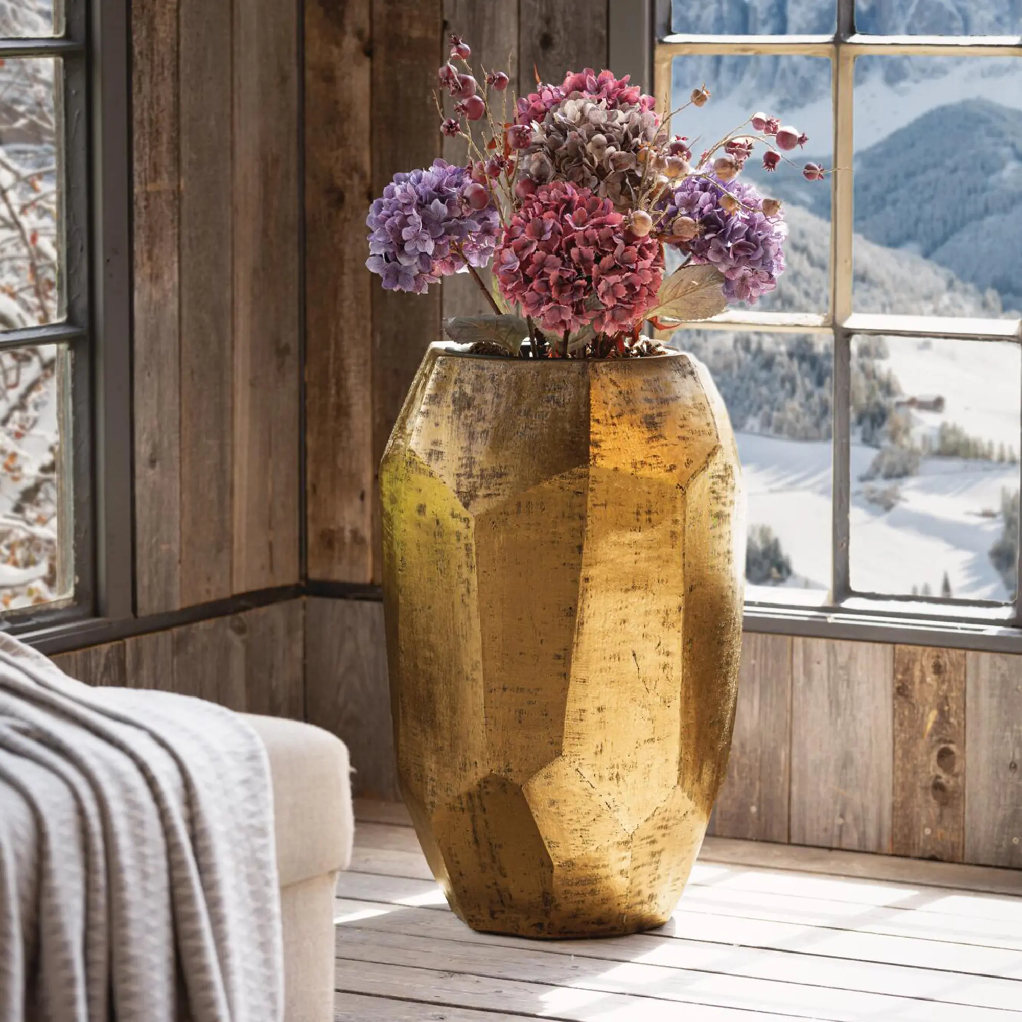 Übertopf "Shades of Gold"  im Frank Flechtwaren Online Shop kaufen