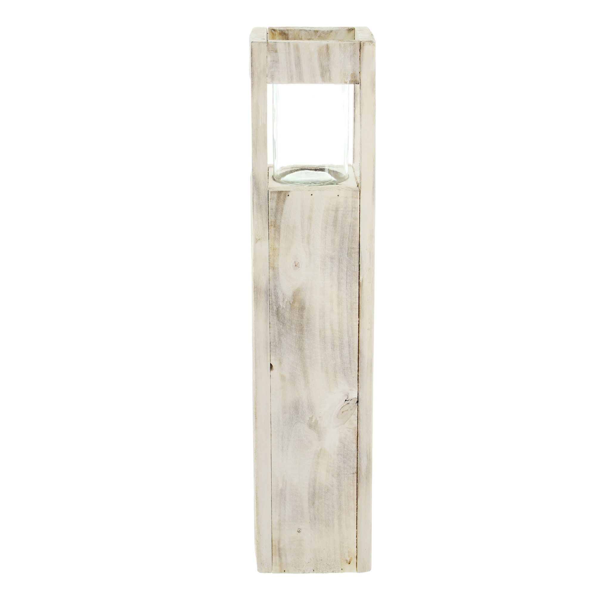 Windlichtsäule "Shabby-Charme", groß im Frank Flechtwaren Online Shop für Dekosäulen kaufen Windlichtsäule "Shabby-Charme", groß im Frank Flechtwaren Online Shop für Dekosäulen kaufen