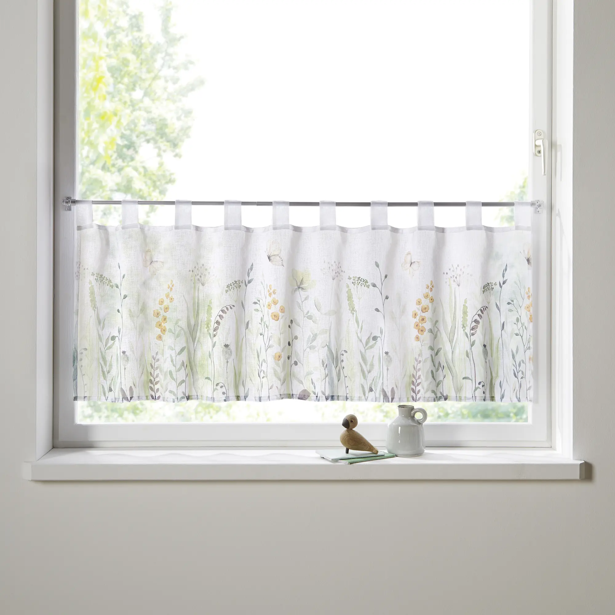 Fenstervorhang "Blumenwiese"  im Frank Flechtwaren Online Shop kaufen