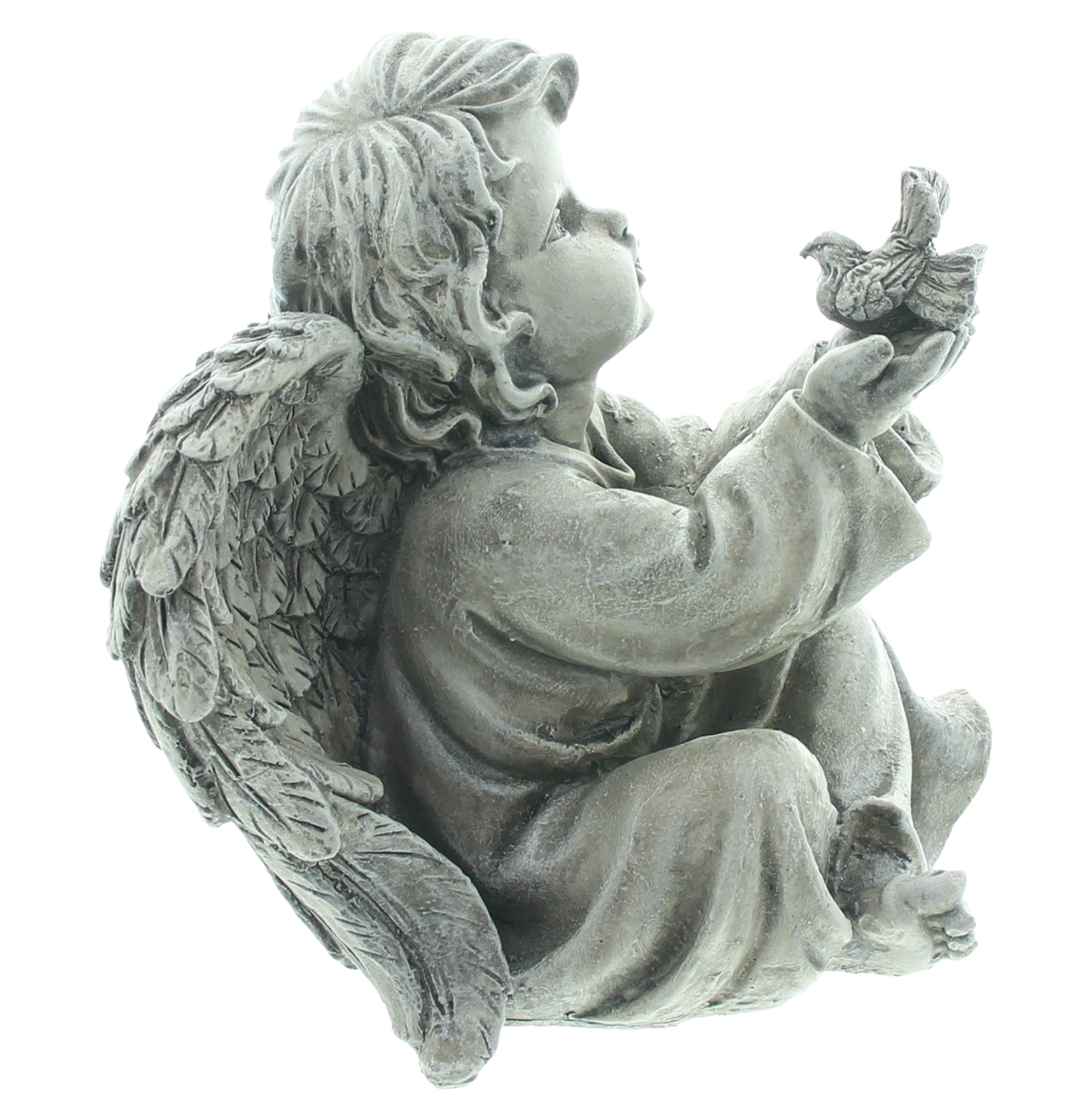 Figur "Engel mit Vogel" im Frank Flechtwaren Online Shop für Gerade eingetroffen kaufen Figur "Engel mit Vogel" im Frank Flechtwaren Online Shop für Gerade eingetroffen kaufen