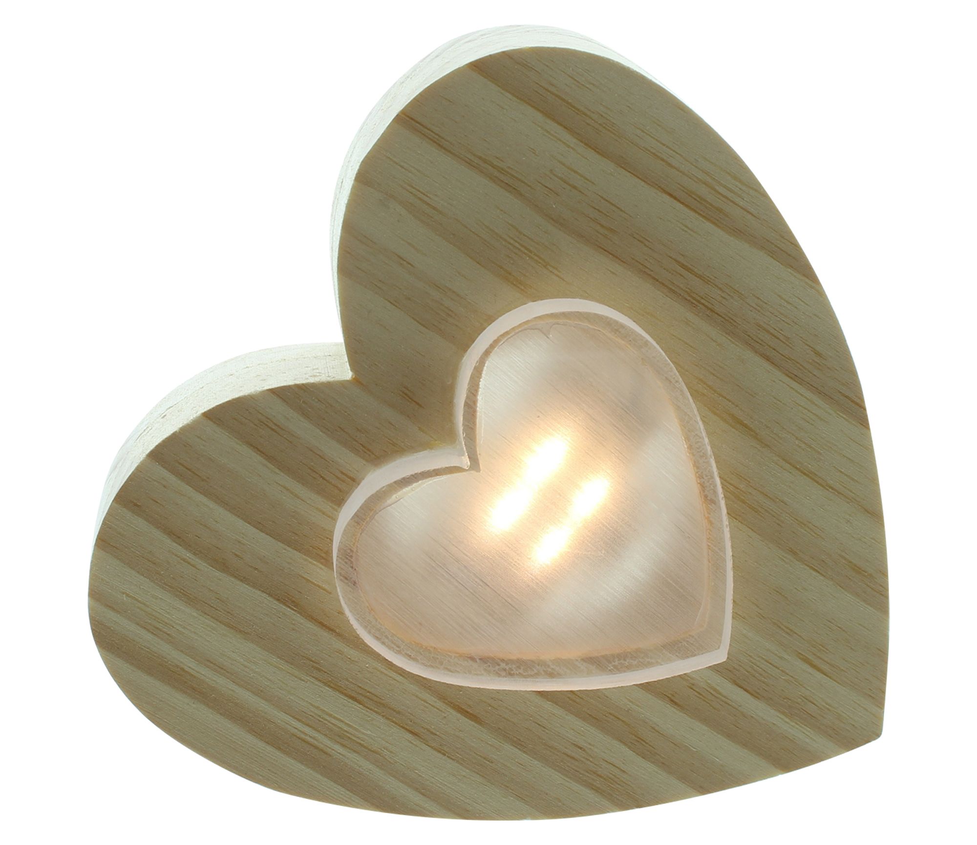 LED-Deko "Liegendes Herz"  im Frank Flechtwaren Online Shop für Ostern kaufen