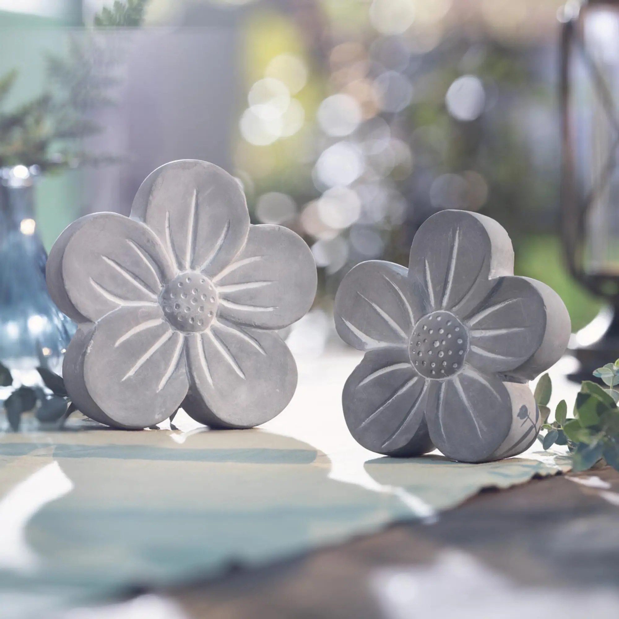 Blüte "Stone", 2er Set  im Frank Flechtwaren Online Shop kaufen