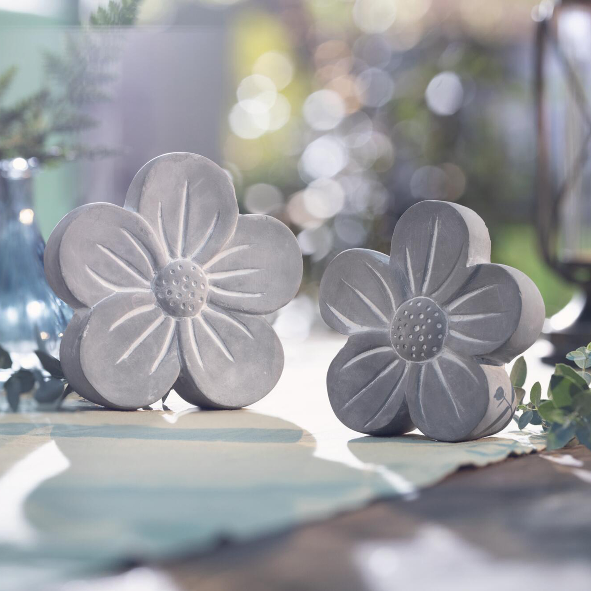 Blüte "Stone", 2er Set  im Frank Flechtwaren Online Shop kaufen