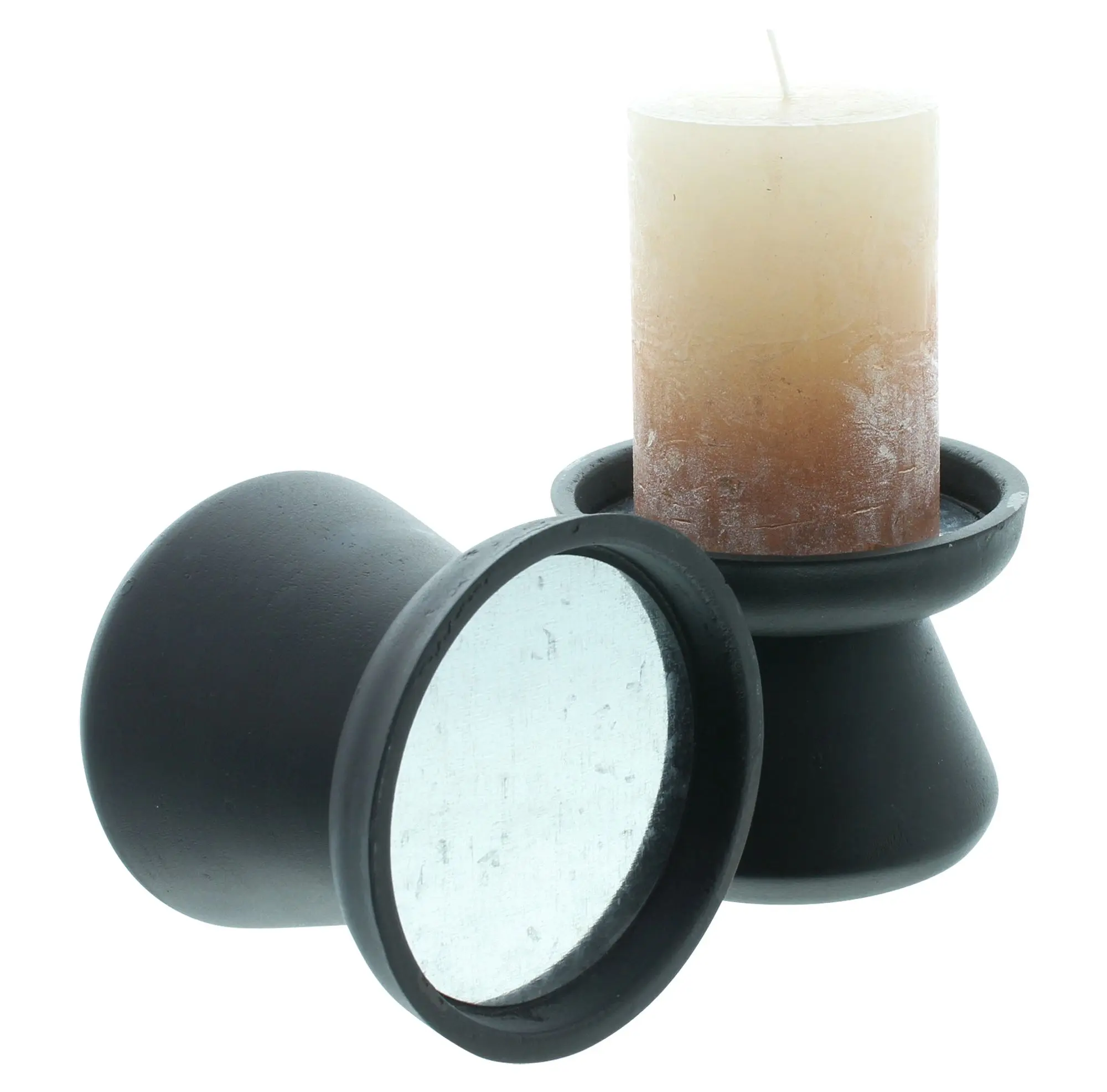 Kerzenhalter "Black", 2er Set  im Frank Flechtwaren Online Shop für Ostern kaufen