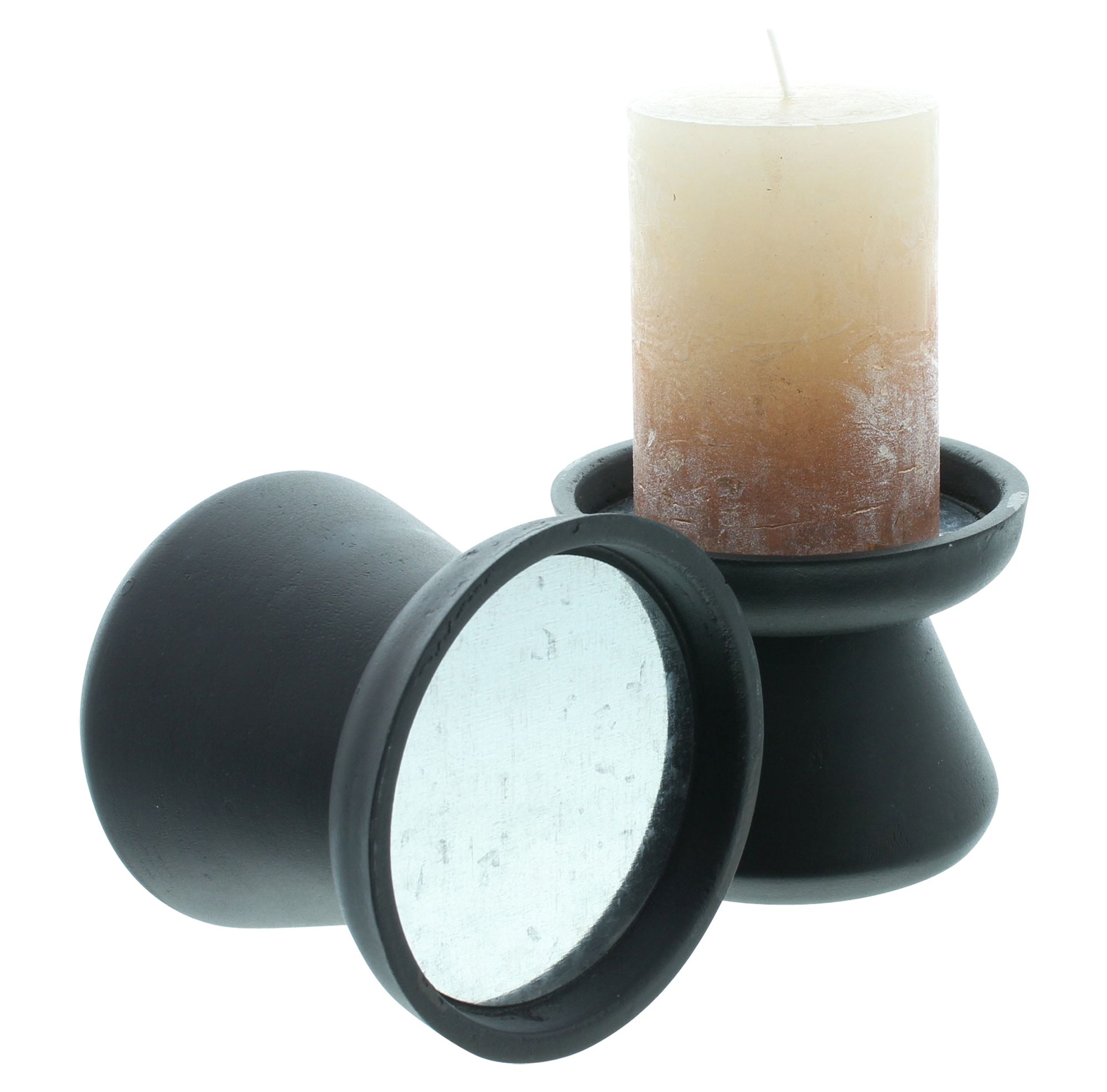 Kerzenhalter "Black", 2er Set  im Frank Flechtwaren Online Shop für Ostern kaufen