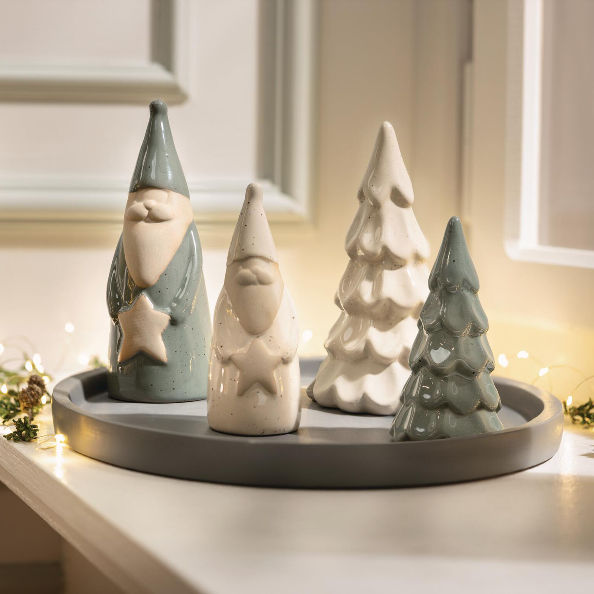 Deko-Santa "Gloss", 2er Set  im Frank Flechtwaren Online Shop kaufen