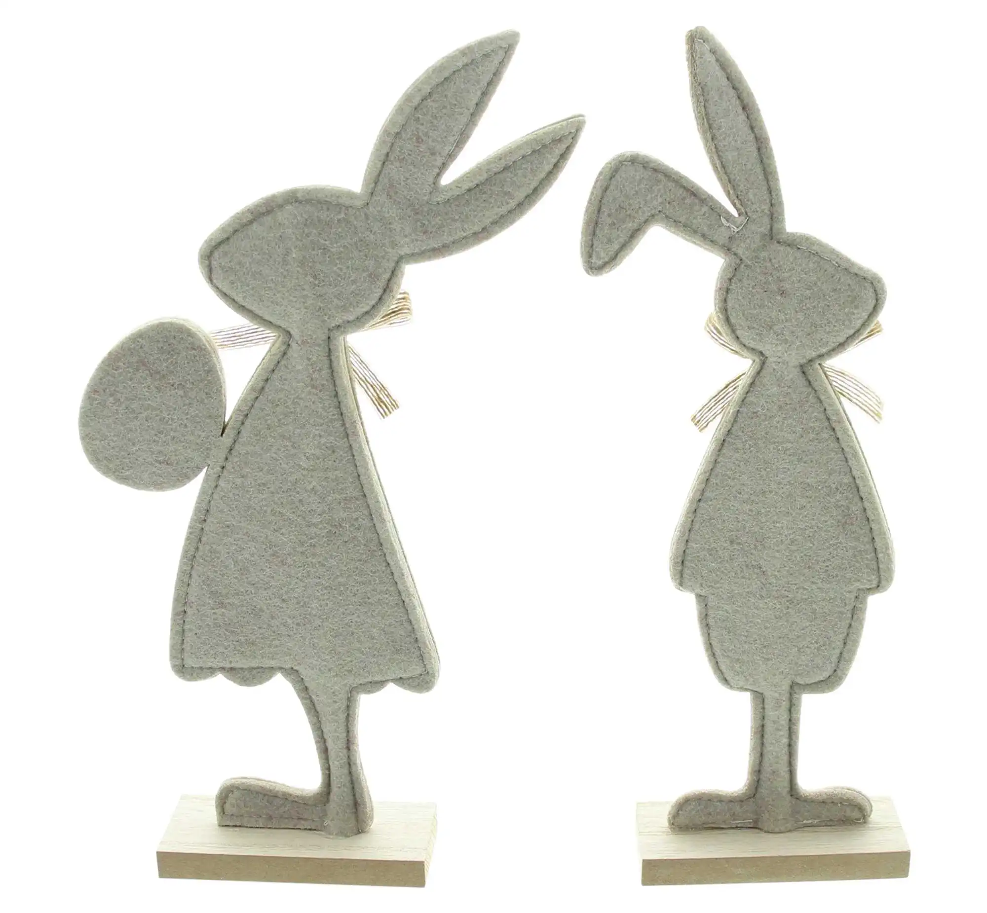 Hase "Pretty", 2er Set  im Frank Flechtwaren Online Shop für Ostern kaufen