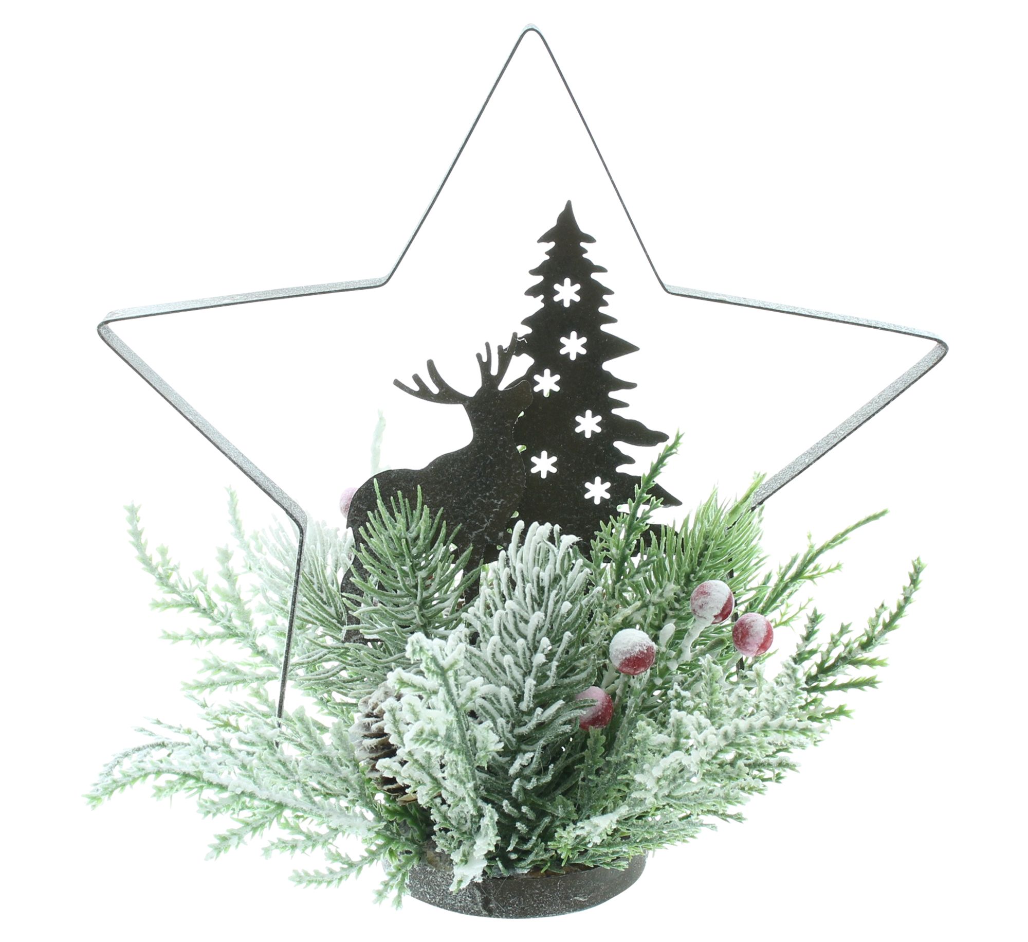 Stern "Hirsch & Tanne" im Frank Flechtwaren Online Shop für Weihnachten kaufen Stern "Hirsch & Tanne" im Frank Flechtwaren Online Shop für Weihnachten kaufen