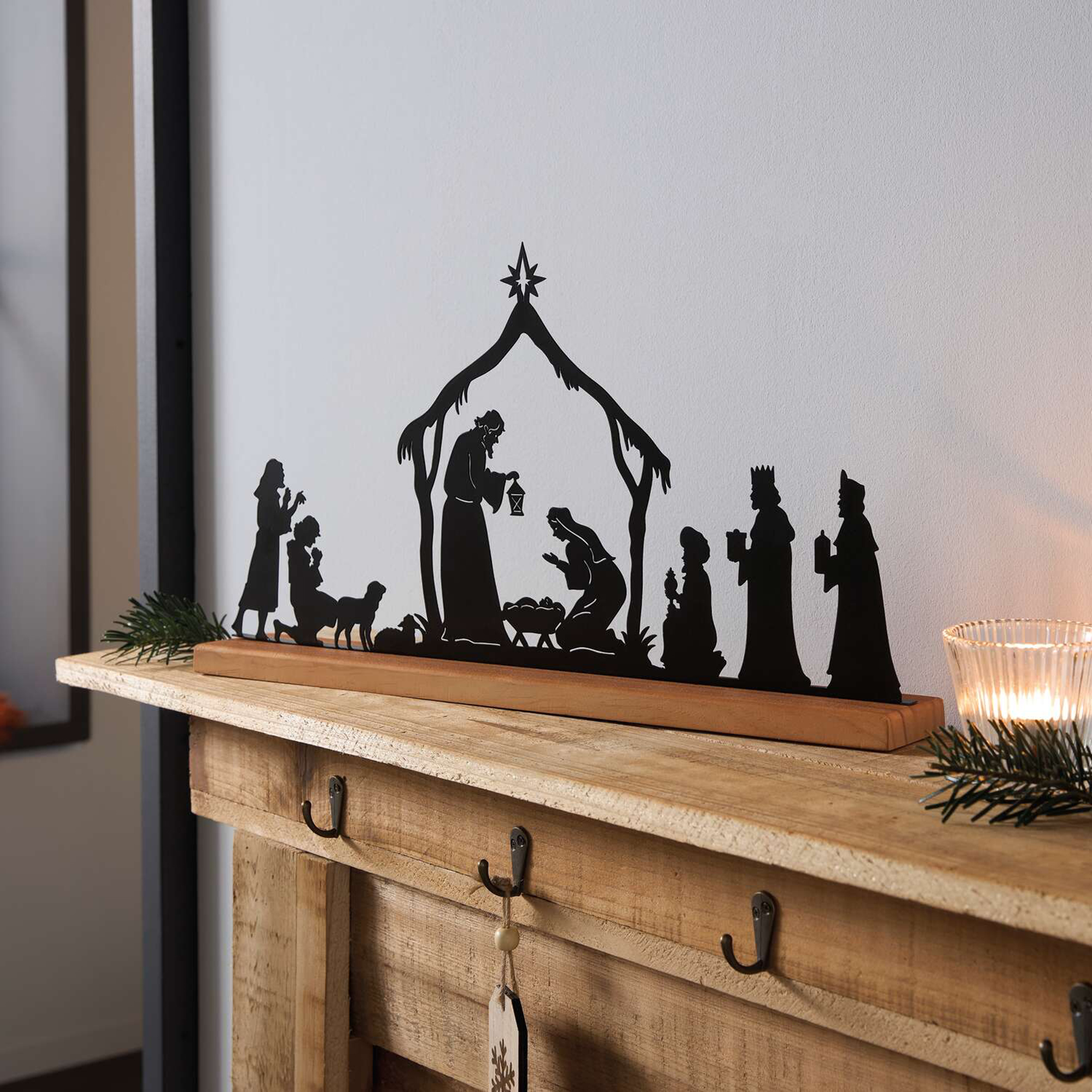 Weihnachtsdeko "Heiligabend"  im Frank Flechtwaren Online Shop kaufen