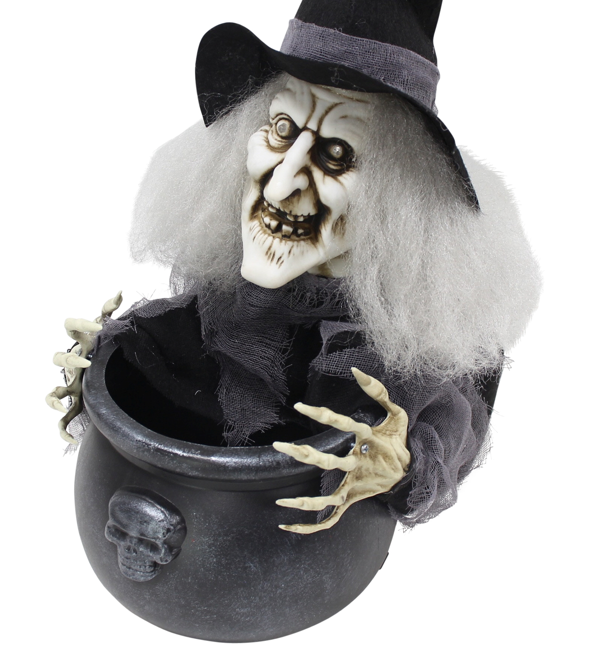 LED-Hexe "Creepy"  im Frank Flechtwaren Online Shop für LED-Deko kaufen