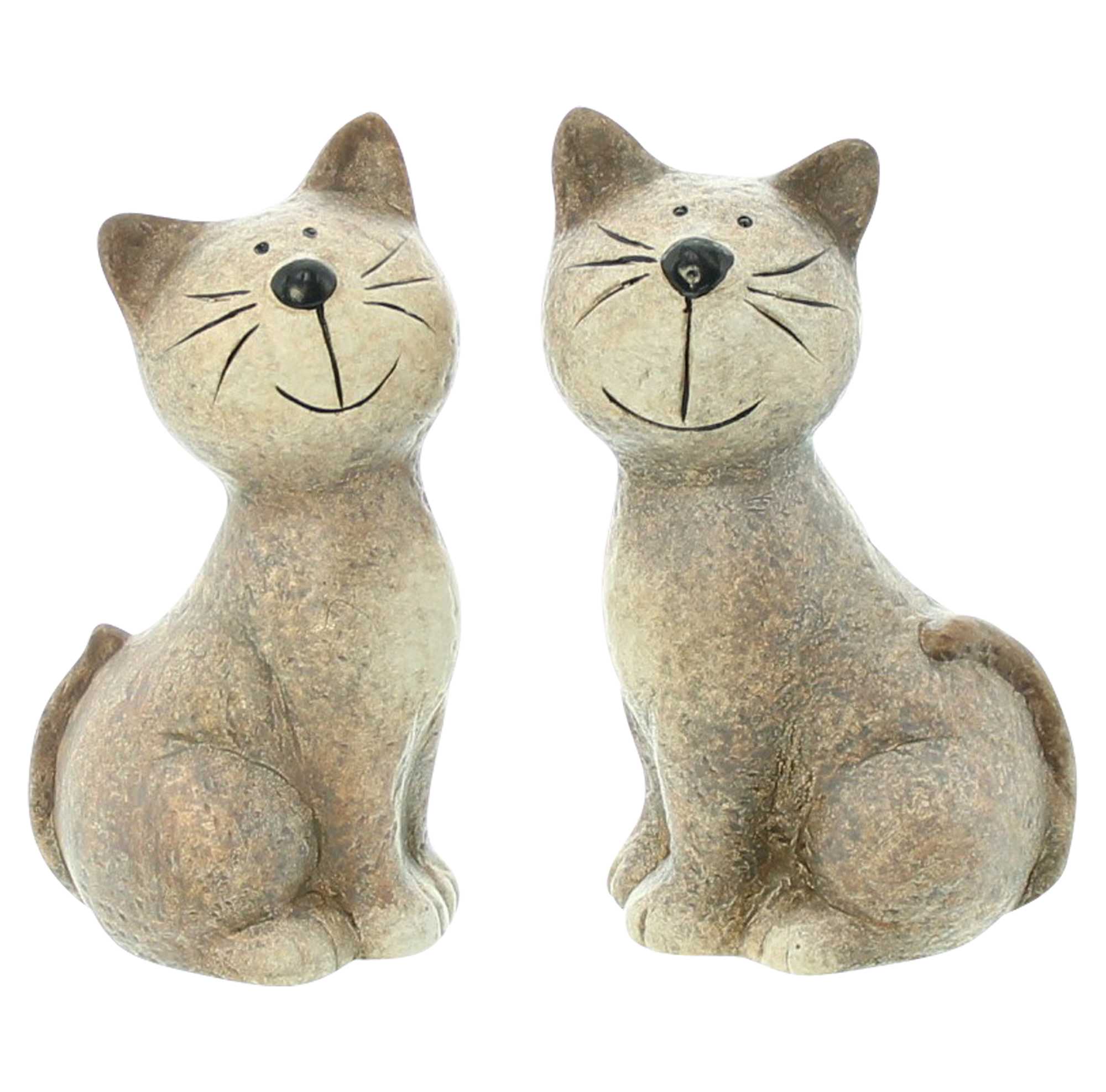 Figur "Katze", 2er Set im Frank Flechtwaren Online Shop für Gartenfiguren kaufen Figur "Katze", 2er Set im Frank Flechtwaren Online Shop für Gartenfiguren kaufen
