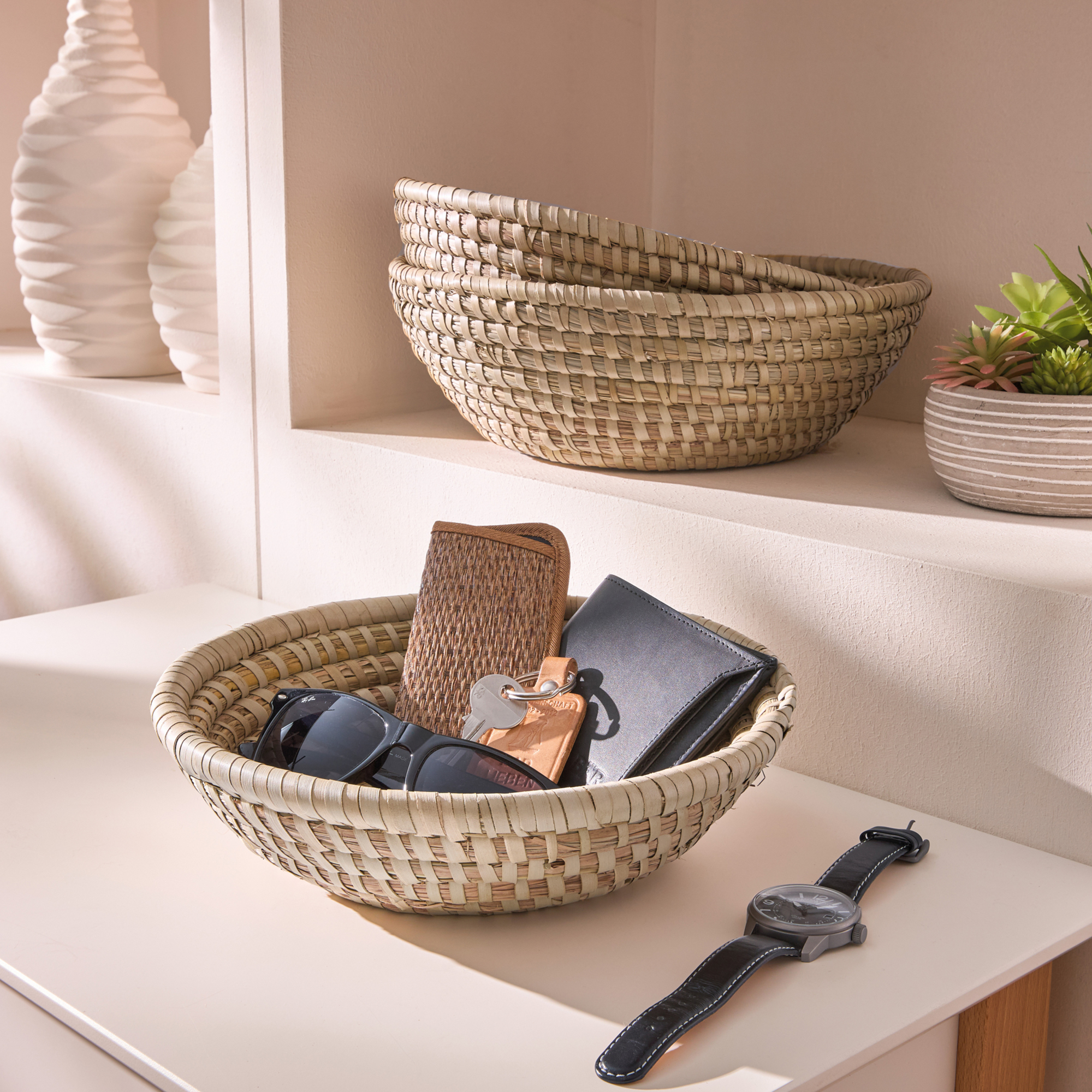 Schale "Natur", 3er Set  im Frank Flechtwaren Online Shop kaufen