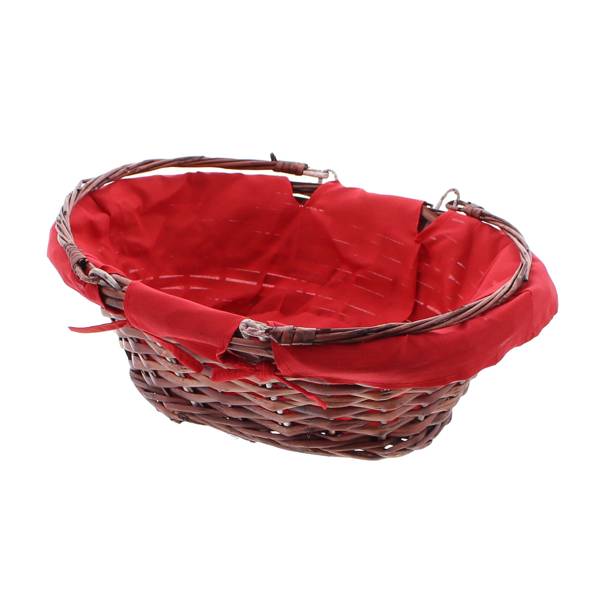 SB-Korb "Rot/Braun"  im Frank Flechtwaren Online Shop für SB-Körbe kaufen