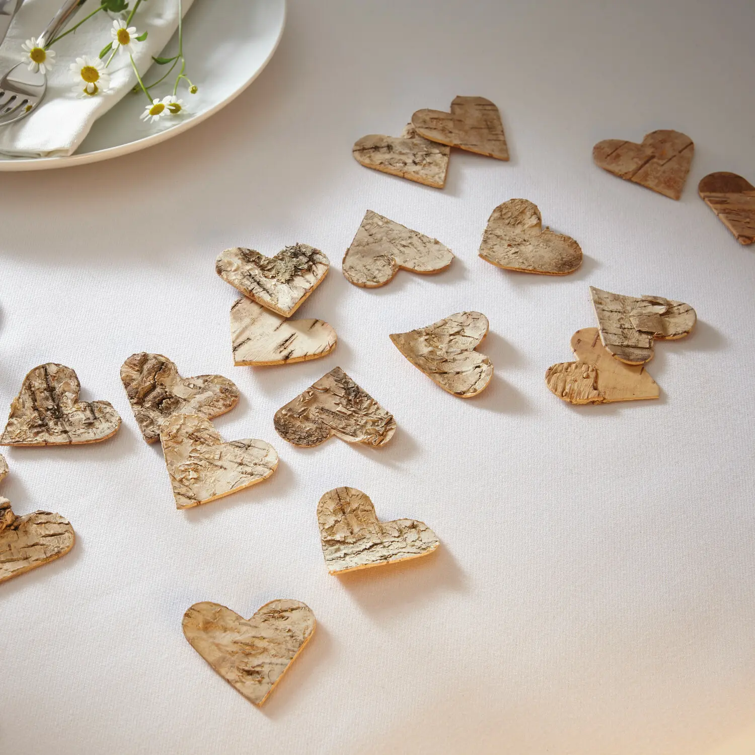 Streuer "Herz", natur, 80er Set  im Frank Flechtwaren Online Shop kaufen