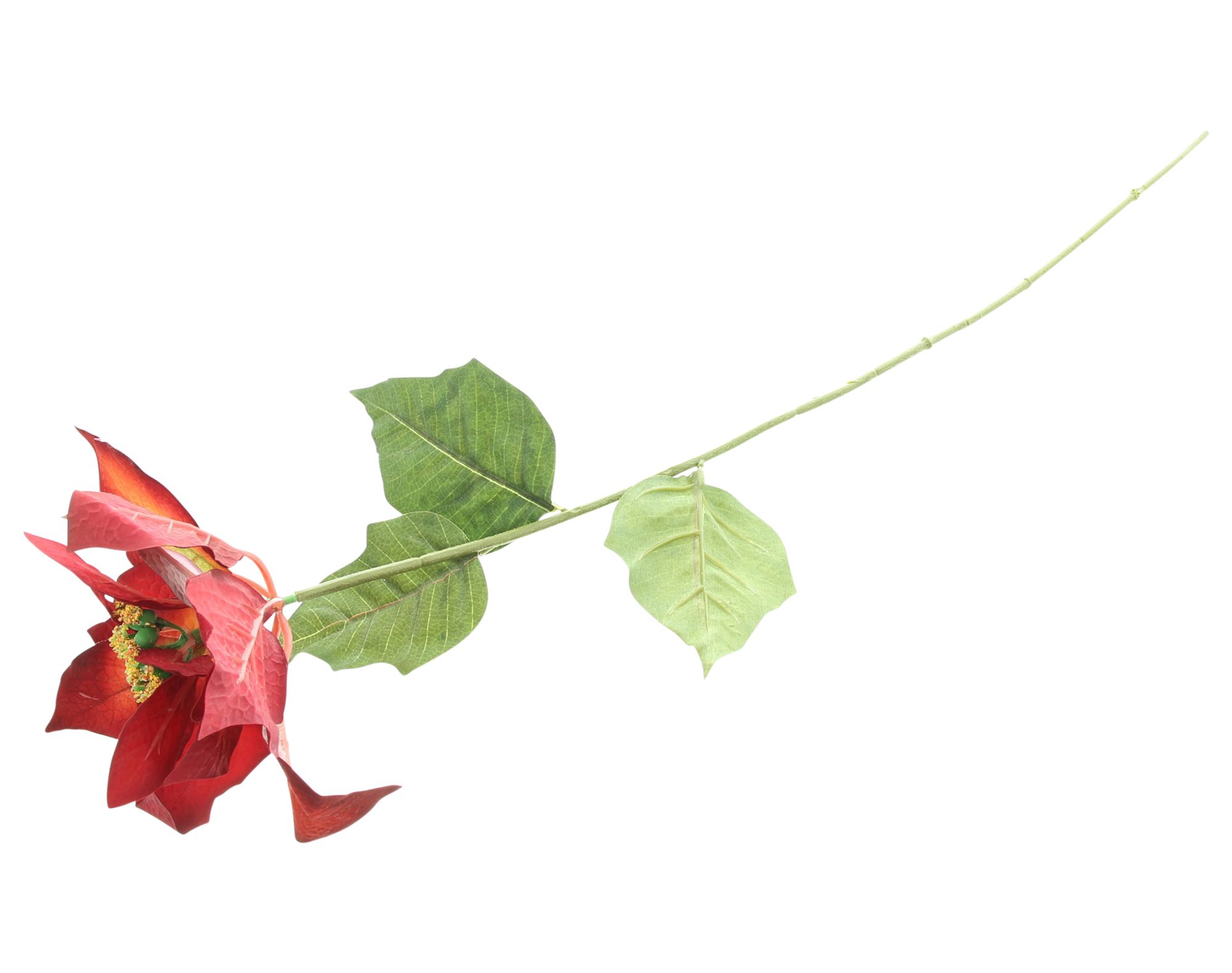 Kunstblume "Weihnachtsstern", 2er Set  im Frank Flechtwaren Online Shop für Weihnachten kaufen
