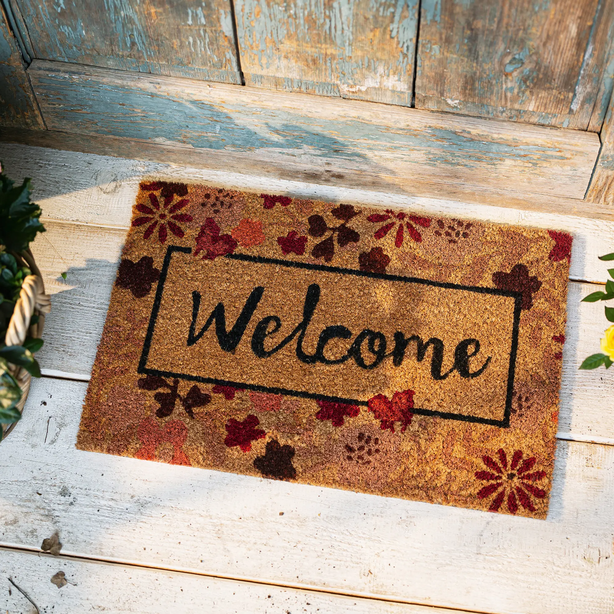 Kokosmatte "Welcome"  im Frank Flechtwaren Online Shop kaufen