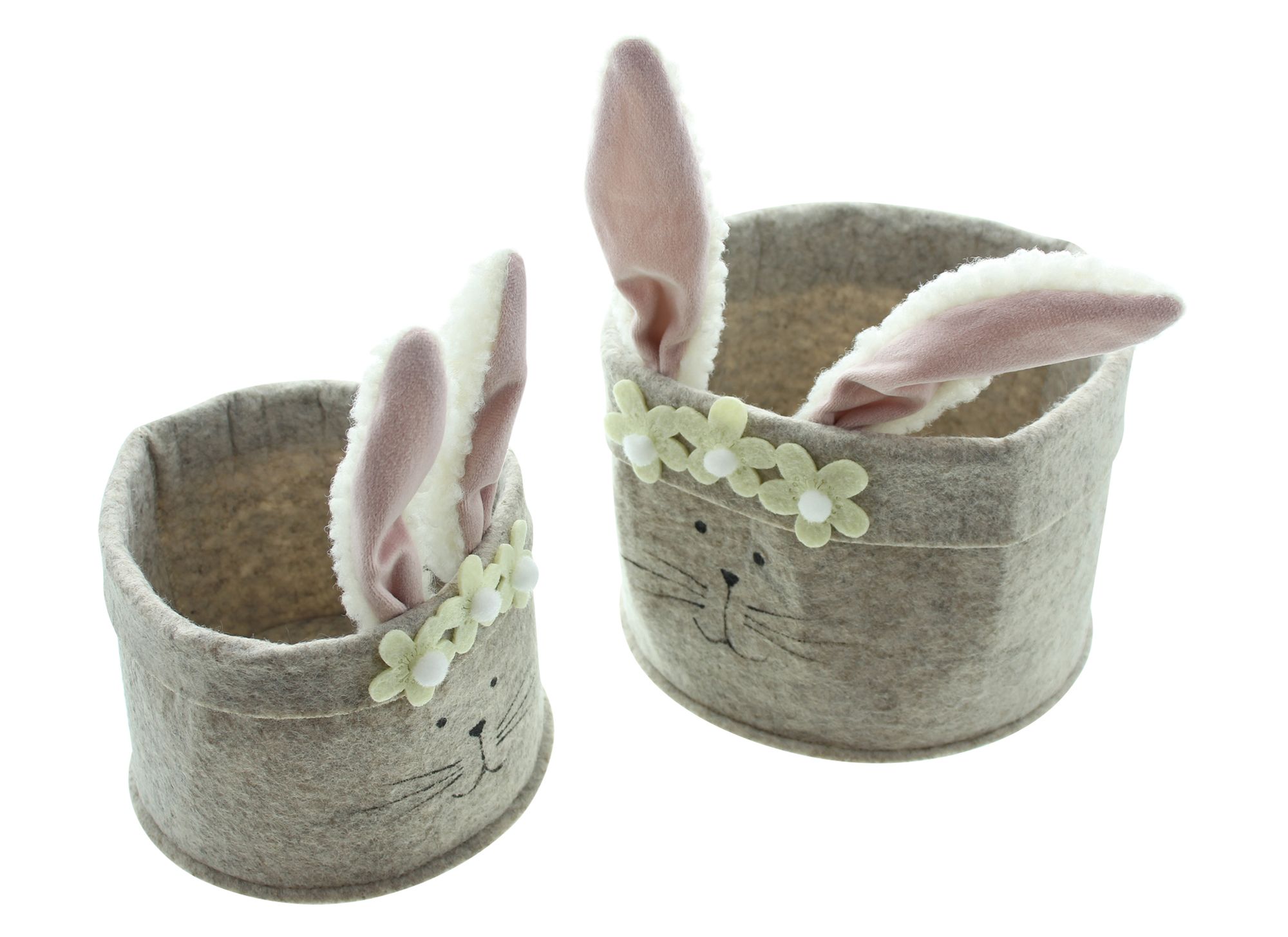 Osternest "Häschen", 2er Set im Frank Flechtwaren Online Shop für Ostern kaufen Osternest "Häschen", 2er Set im Frank Flechtwaren Online Shop für Ostern kaufen