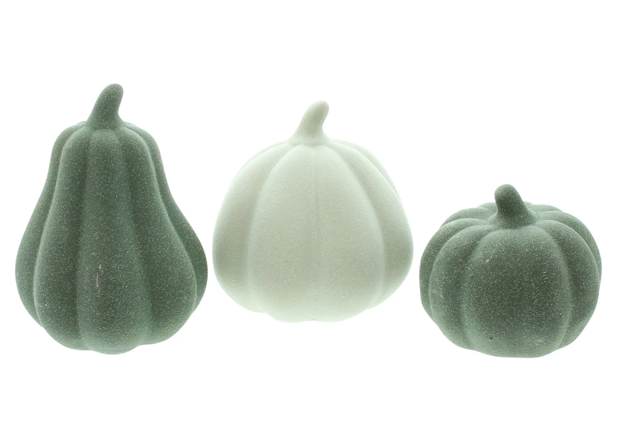 Kürbis "Green Shades", 3er Set  im Frank Flechtwaren Online Shop für Herbst kaufen