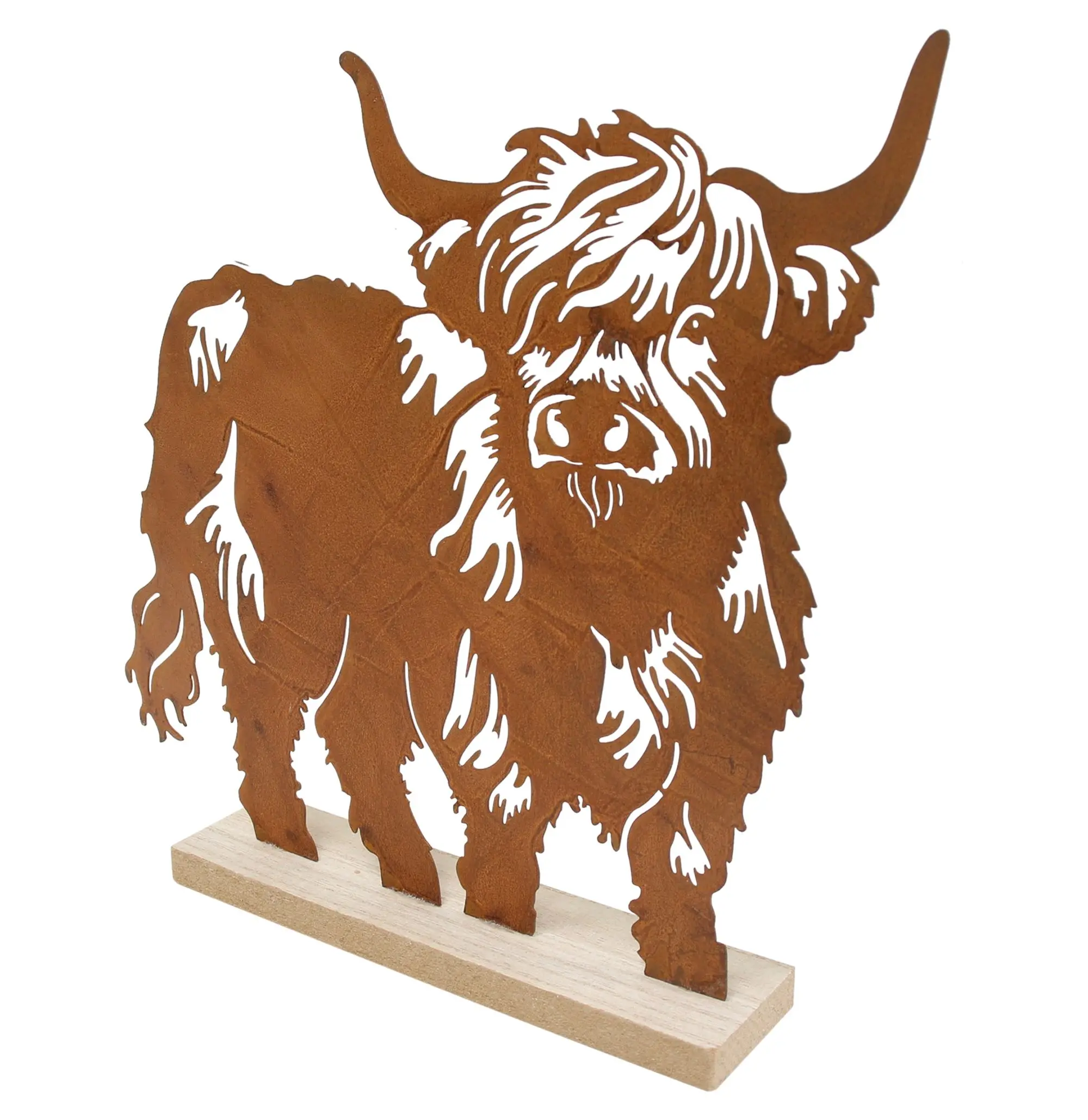 Deko-Figur "Stier"  im Frank Flechtwaren Online Shop für Chalet kaufen