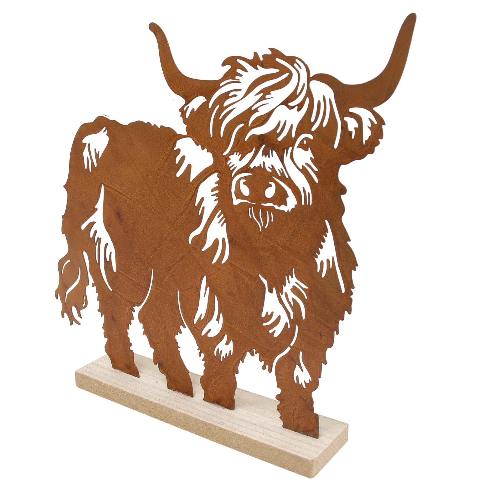 Deko-Figur "Stier"  im Frank Flechtwaren Online Shop für Dekofiguren kaufen