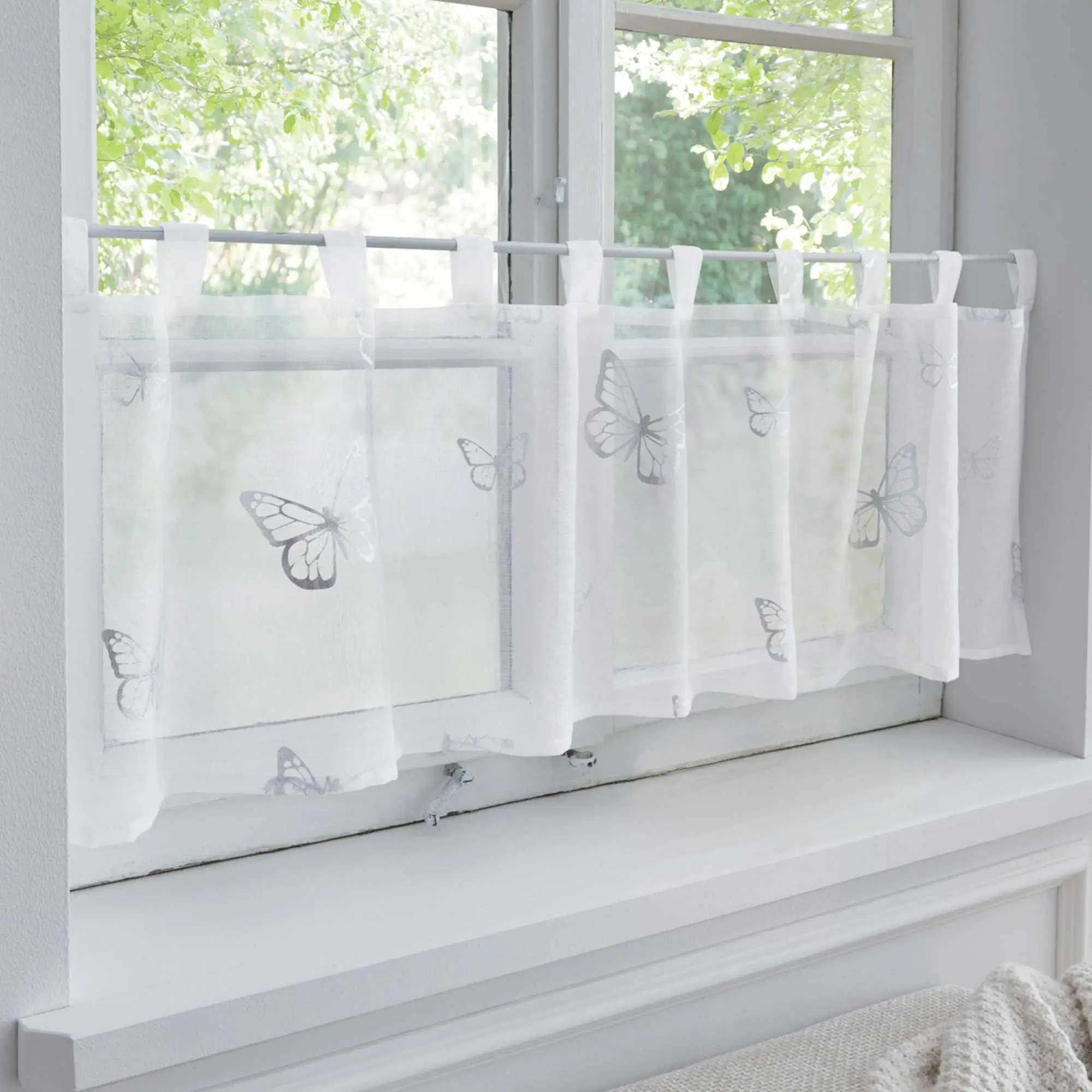 Fenstervorhang "Schmetterling"  im Frank Flechtwaren Online Shop kaufen