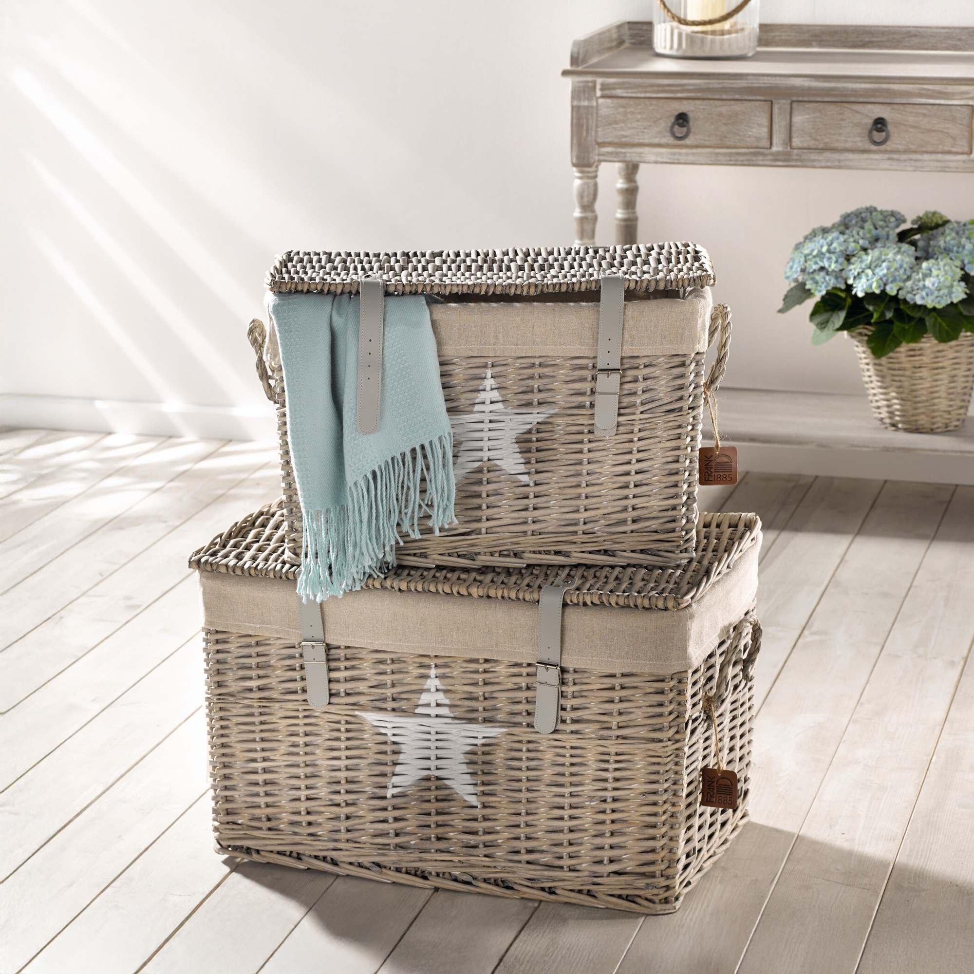 Universaltruhe "Star", 2er Set  im Frank Flechtwaren Online Shop kaufen
