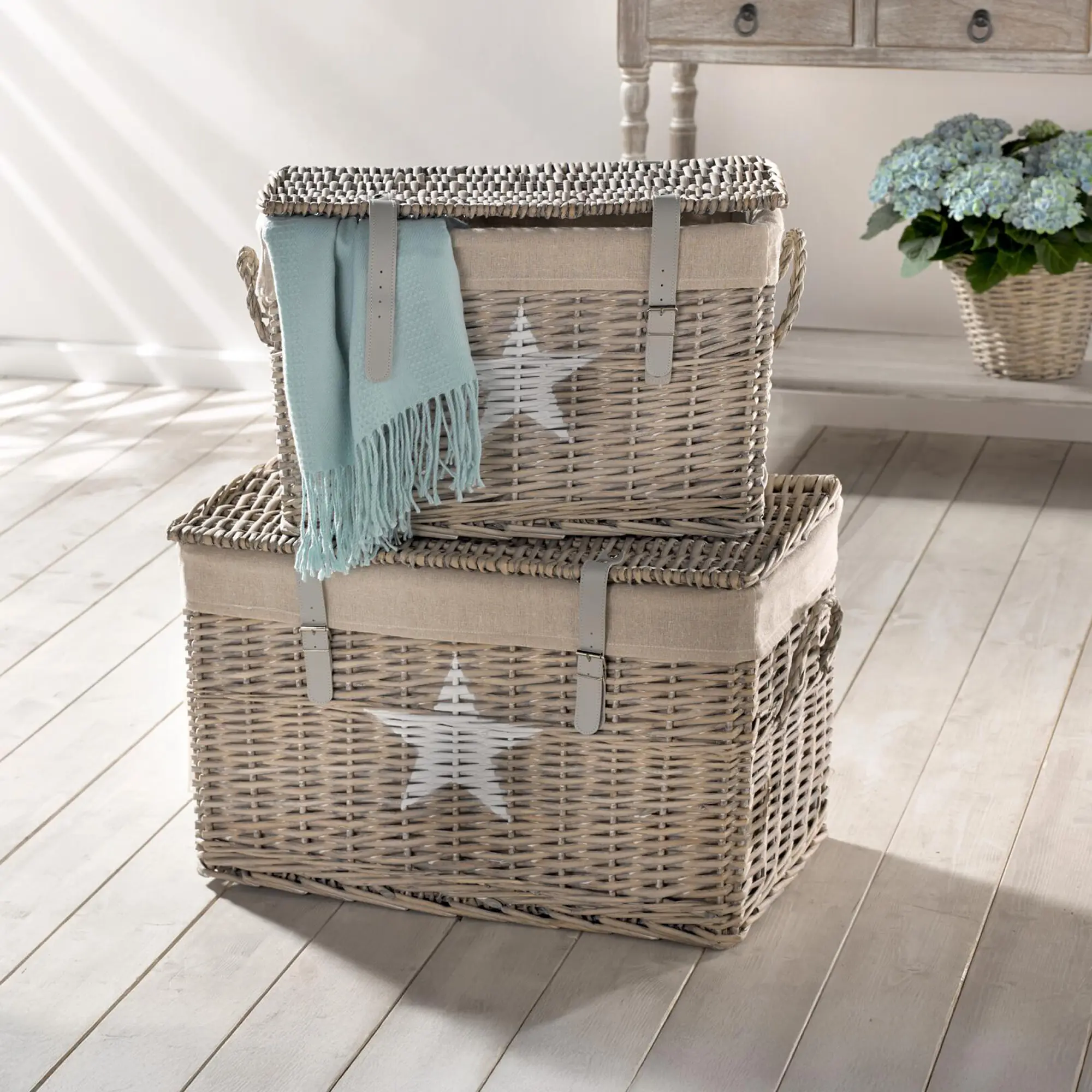 Universaltruhe "Star", 2er Set  im Frank Flechtwaren Online Shop kaufen
