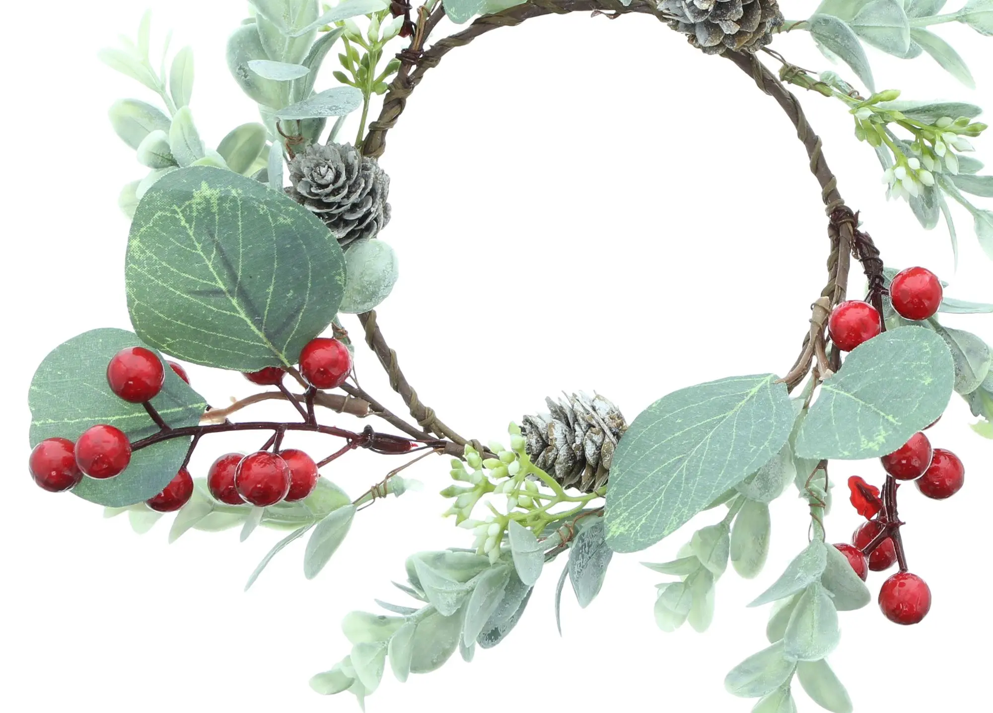 Kranz "Rote Beeren", klein  im Frank Flechtwaren Online Shop für Kränze kaufen