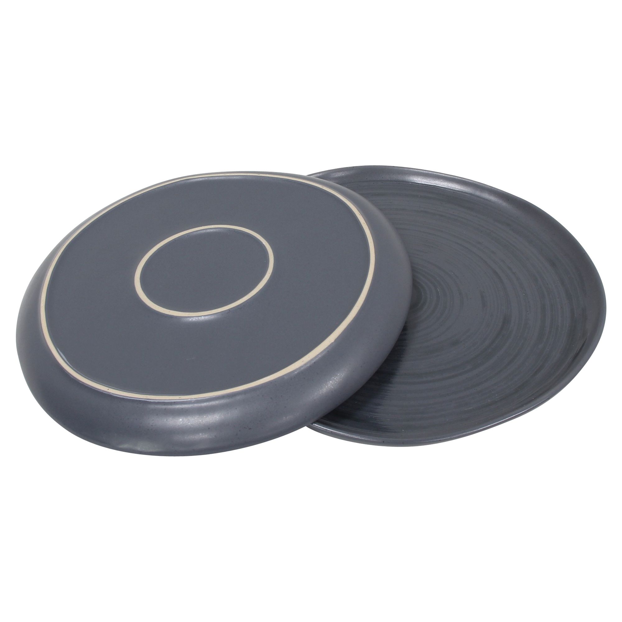 Großer Teller "Circle", 2er Set  im Frank Flechtwaren Online Shop für Küche kaufen