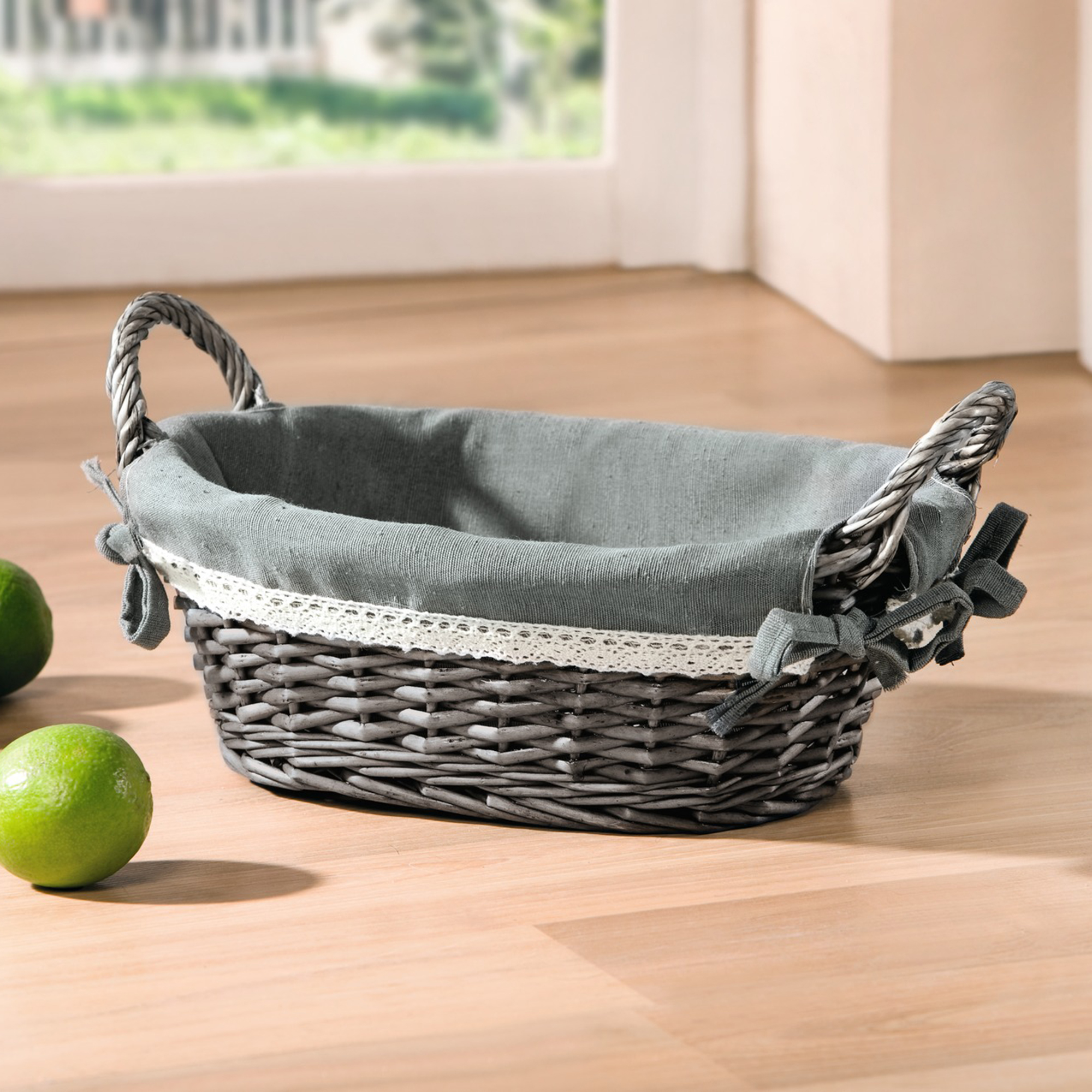 Acheter Corbeille "anthracite"  dans la boutique en ligne de Frank Flechtwaren