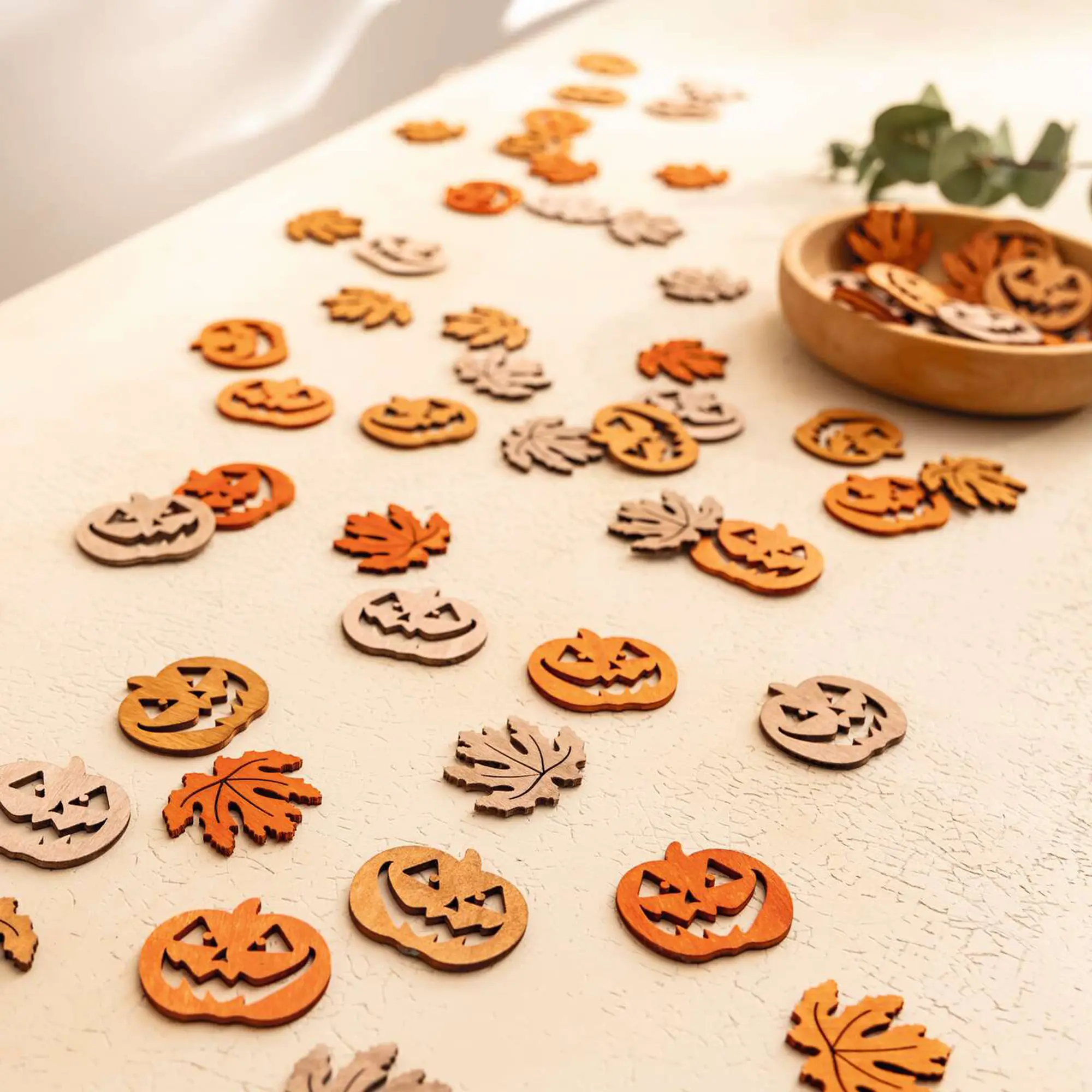 Streuer "Herbstdeko", 72er Set  im Frank Flechtwaren Online Shop kaufen