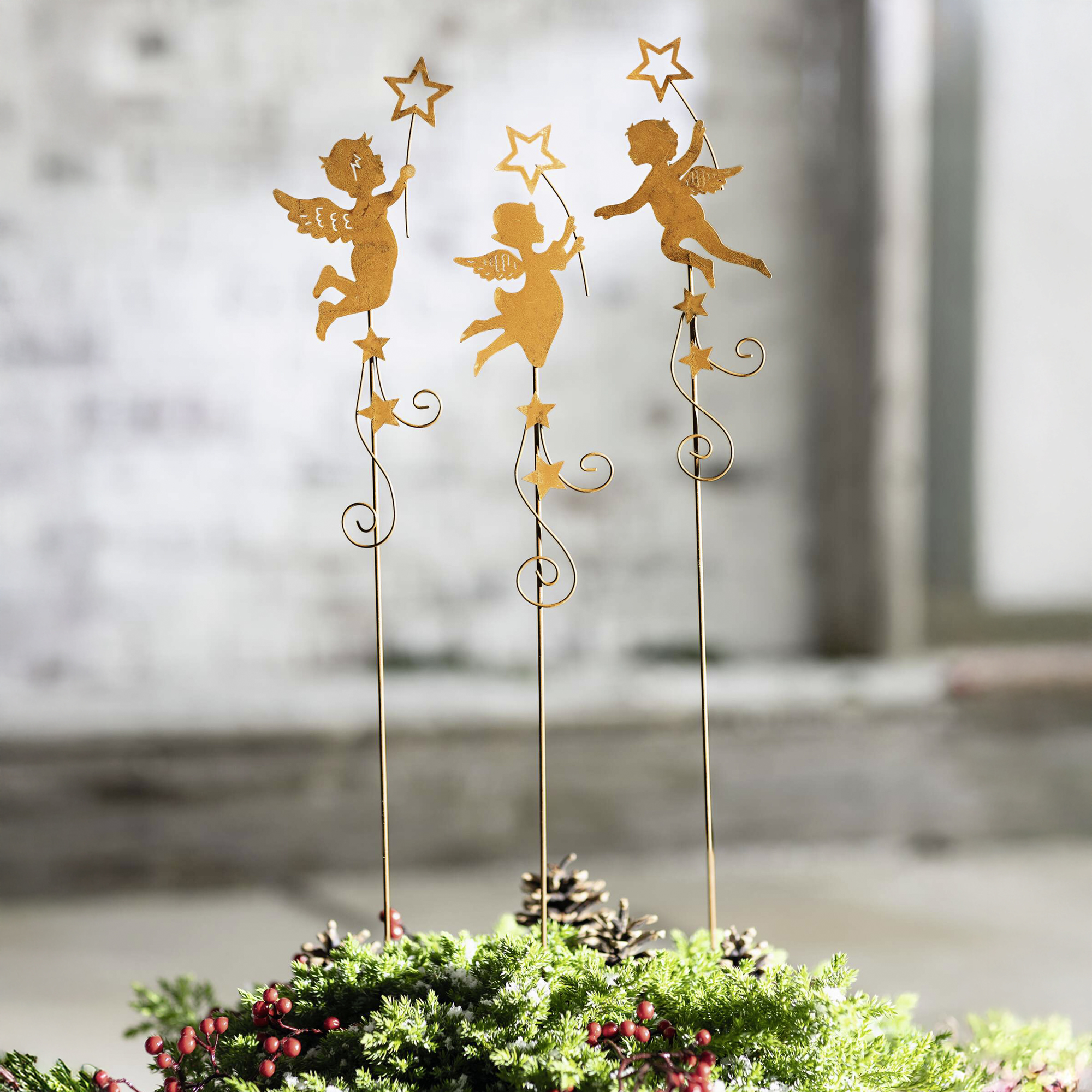 Stecker "Engelchen", 3er Set im Frank Flechtwaren Online Shop für Weihnachten kaufen Stecker "Engelchen", 3er Set im Frank Flechtwaren Online Shop für Weihnachten kaufen