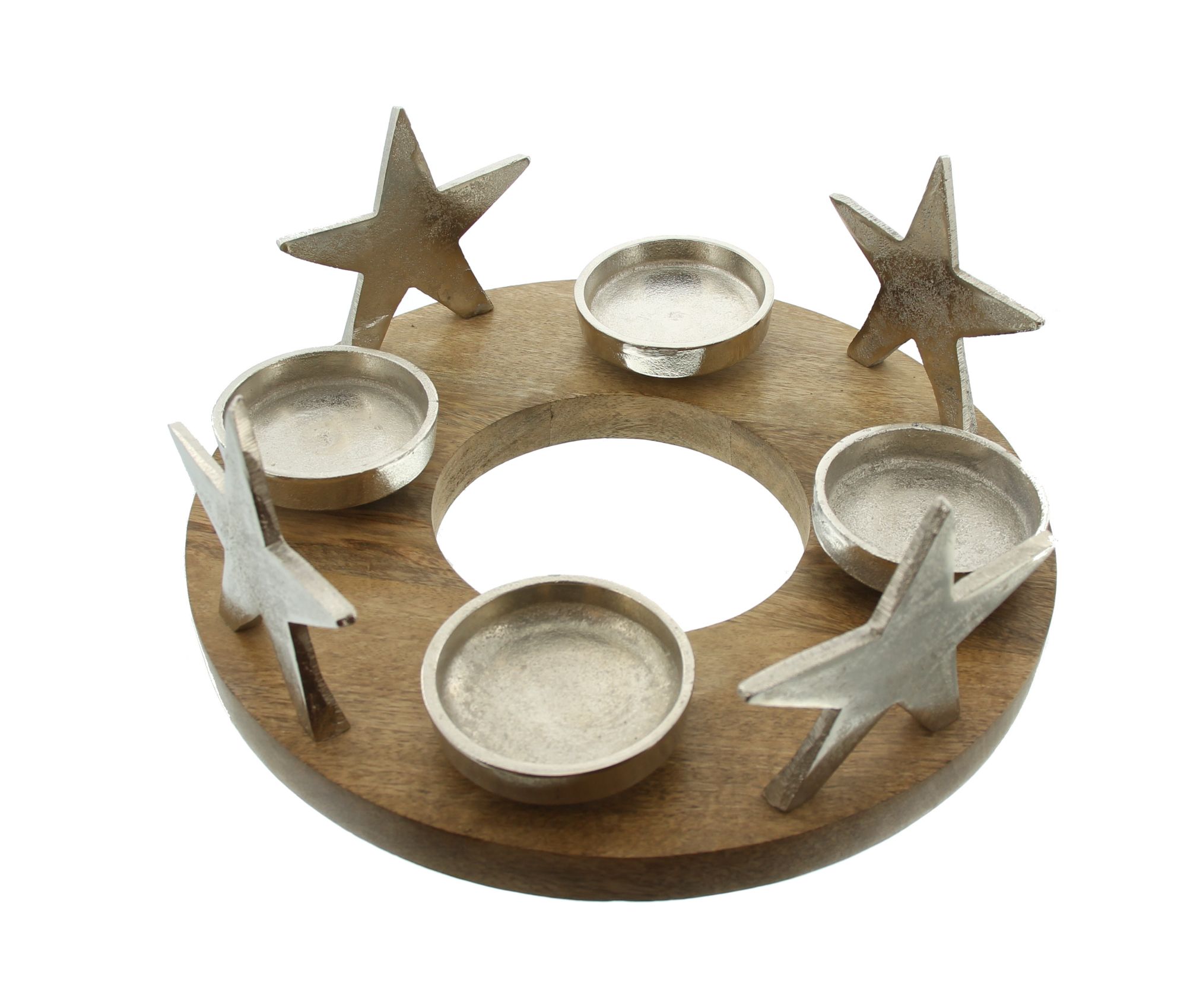 Adventskranz "Silbersterne" im Frank Flechtwaren Online Shop für Weihnachten kaufen Adventskranz "Silbersterne" im Frank Flechtwaren Online Shop für Weihnachten kaufen