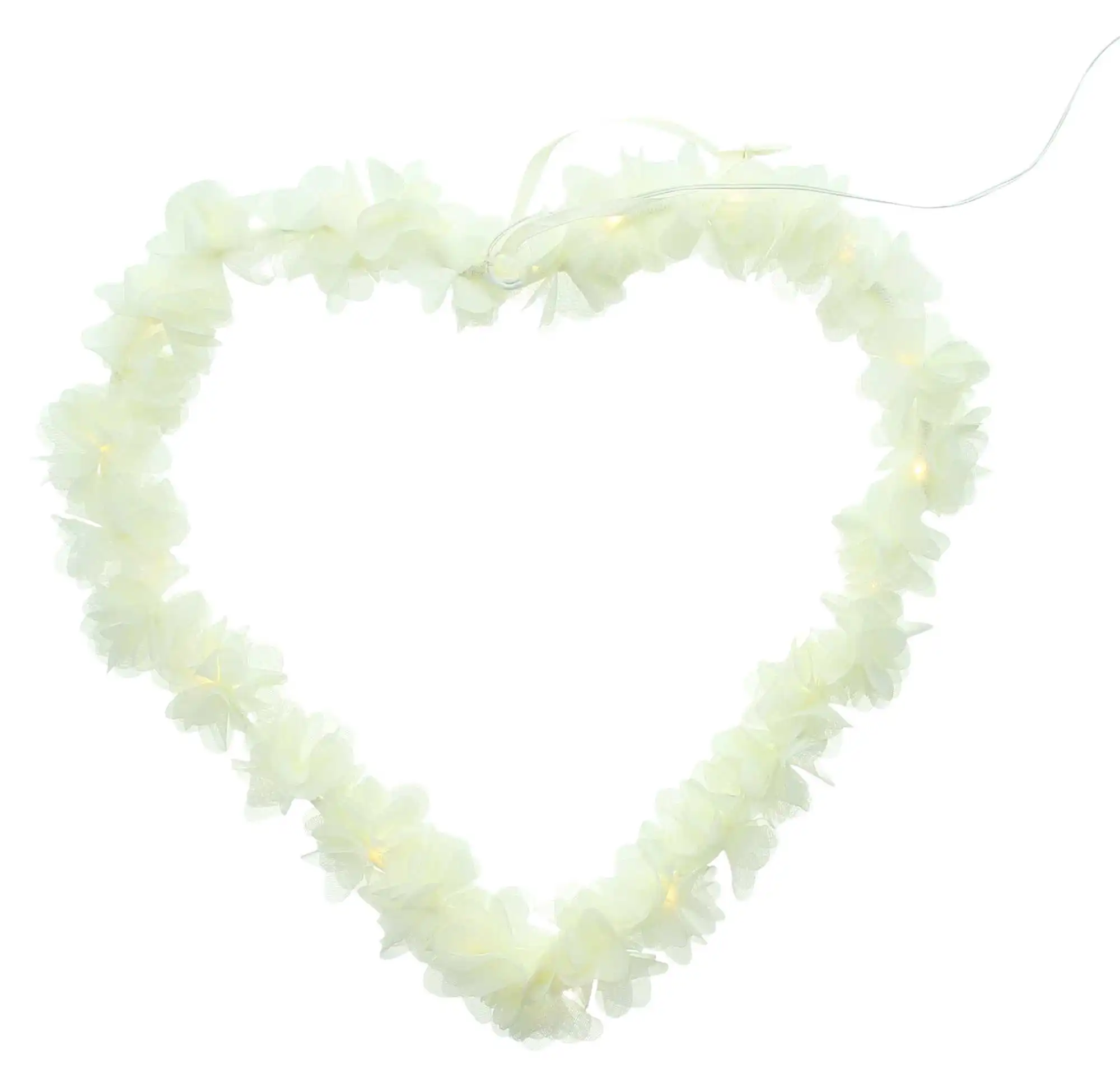 LED-Hänger "Blütenherz"  im Frank Flechtwaren Online Shop für Ostern kaufen