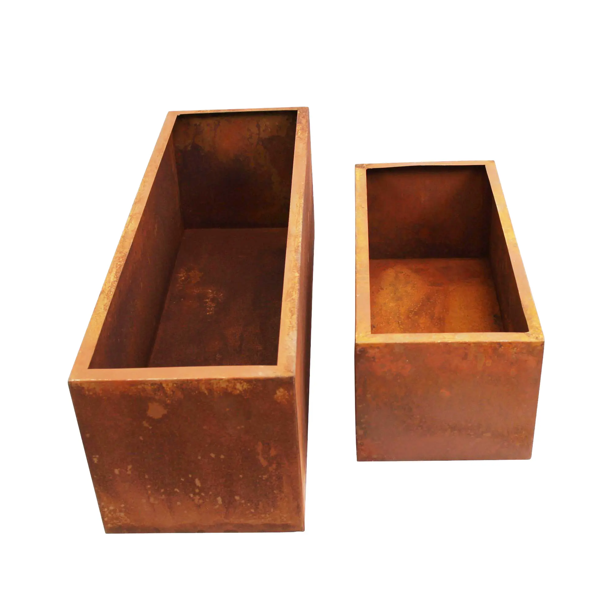 Pflanzer "Rost", 2er Set  im Frank Flechtwaren Online Shop für Pflanztöpfe kaufen