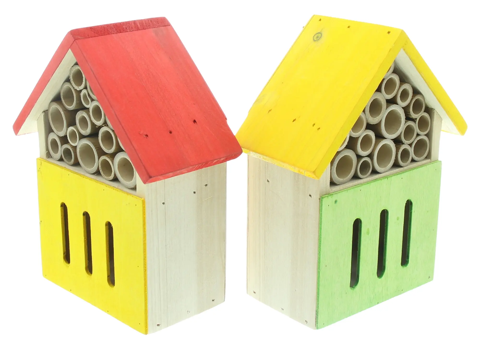 Insektenhotel "Colors", 2er Set  im Frank Flechtwaren Online Shop für Bunter Ostergarten kaufen