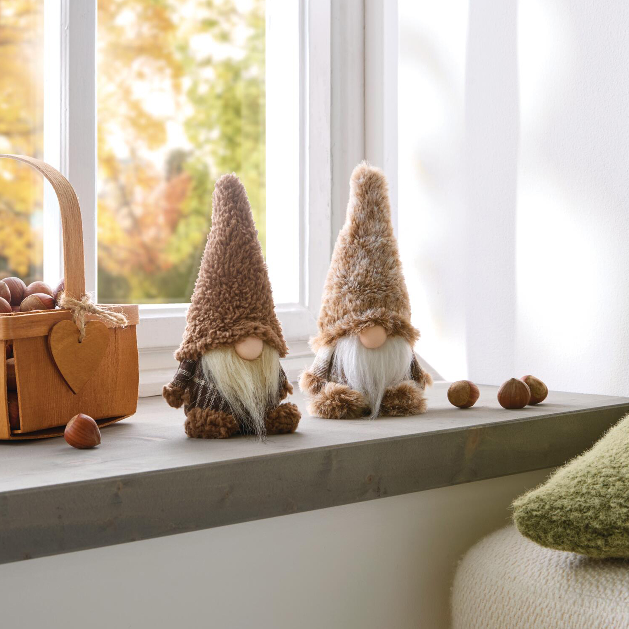 Wichtel "Hubert &amp; Heintz", 2er Set  im Frank Flechtwaren Online Shop kaufen