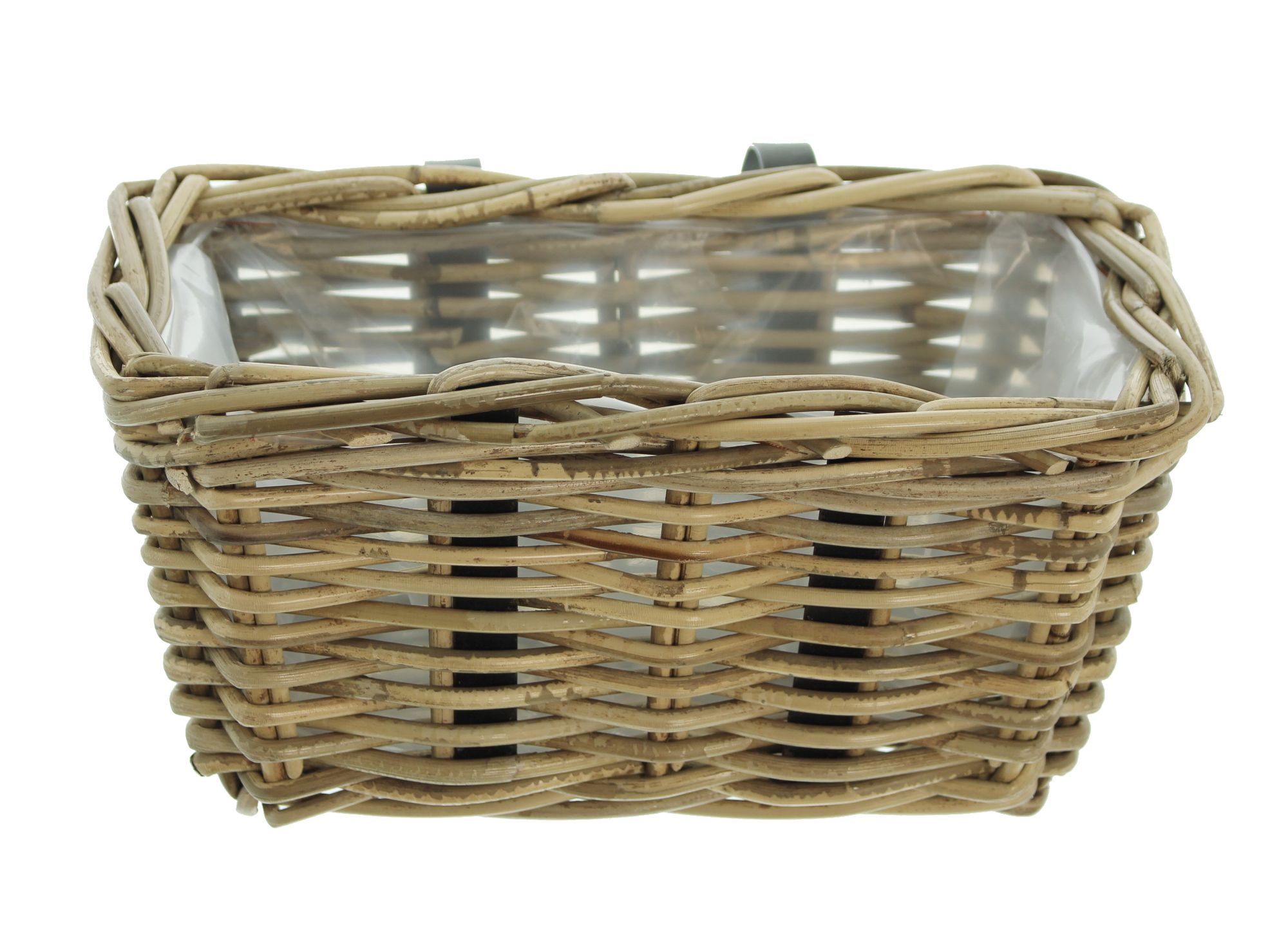 Balkonpflanzer "Rattan", klein im Frank Flechtwaren Online Shop für Pflanztöpfe kaufen Balkonpflanzer "Rattan", klein im Frank Flechtwaren Online Shop für Pflanztöpfe kaufen