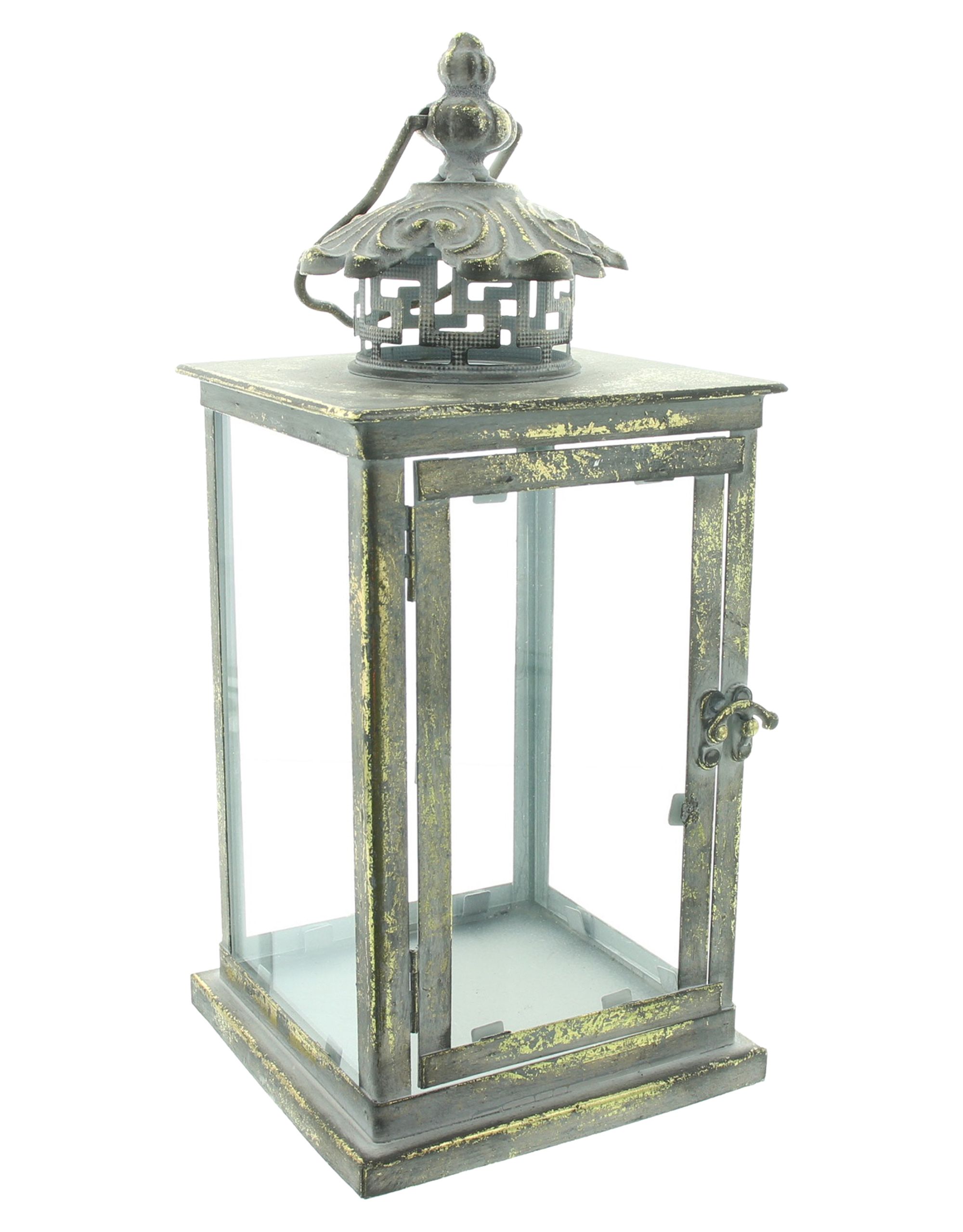 Laterne "Metallic-Shimmer"  im Frank Flechtwaren Online Shop für Laternen kaufen