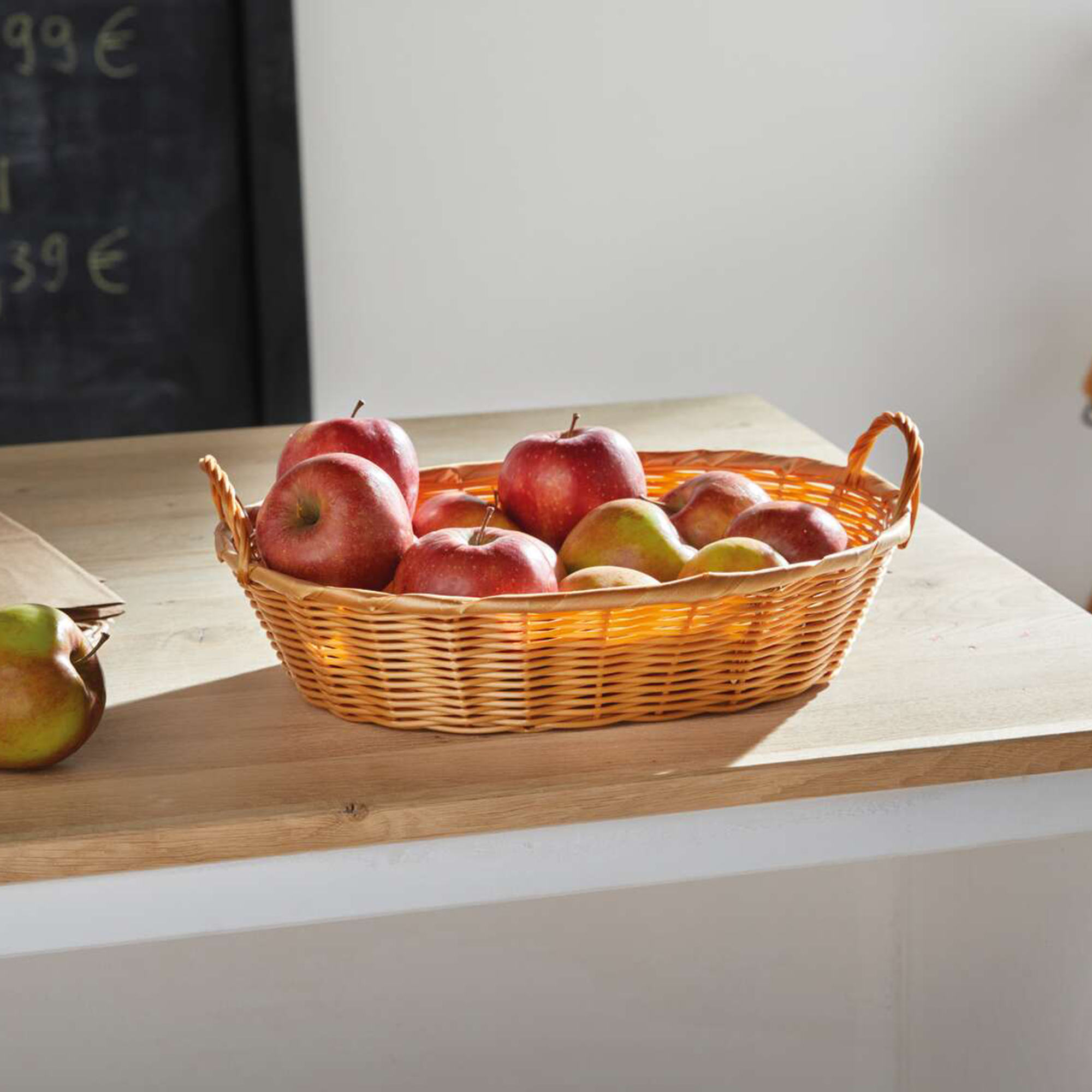 Schale "Poly" mit Griffen  im Frank Flechtwaren Online Shop kaufen