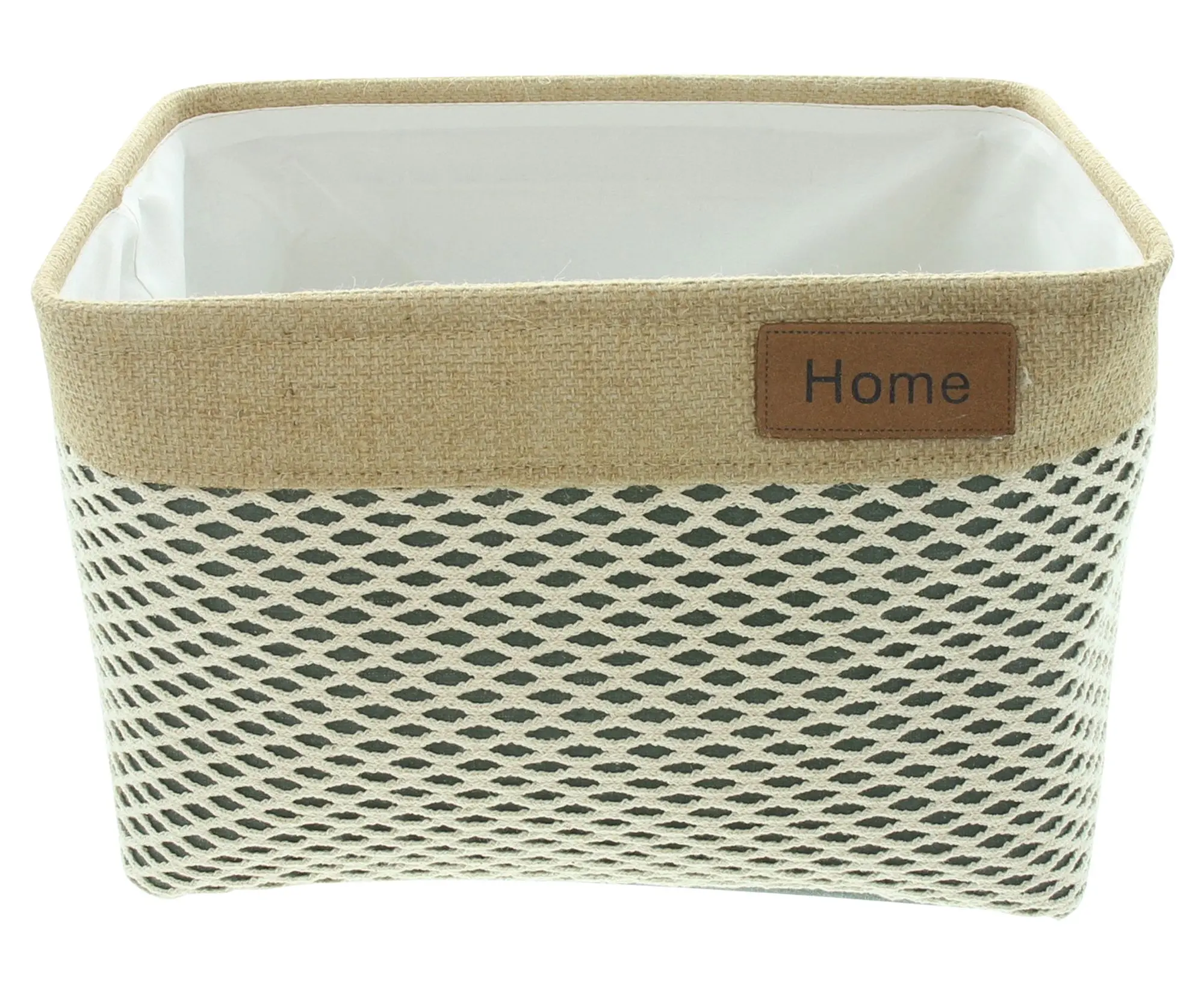 Stoffkorb "Home", klein  im Frank Flechtwaren Online Shop für Badezimmer kaufen