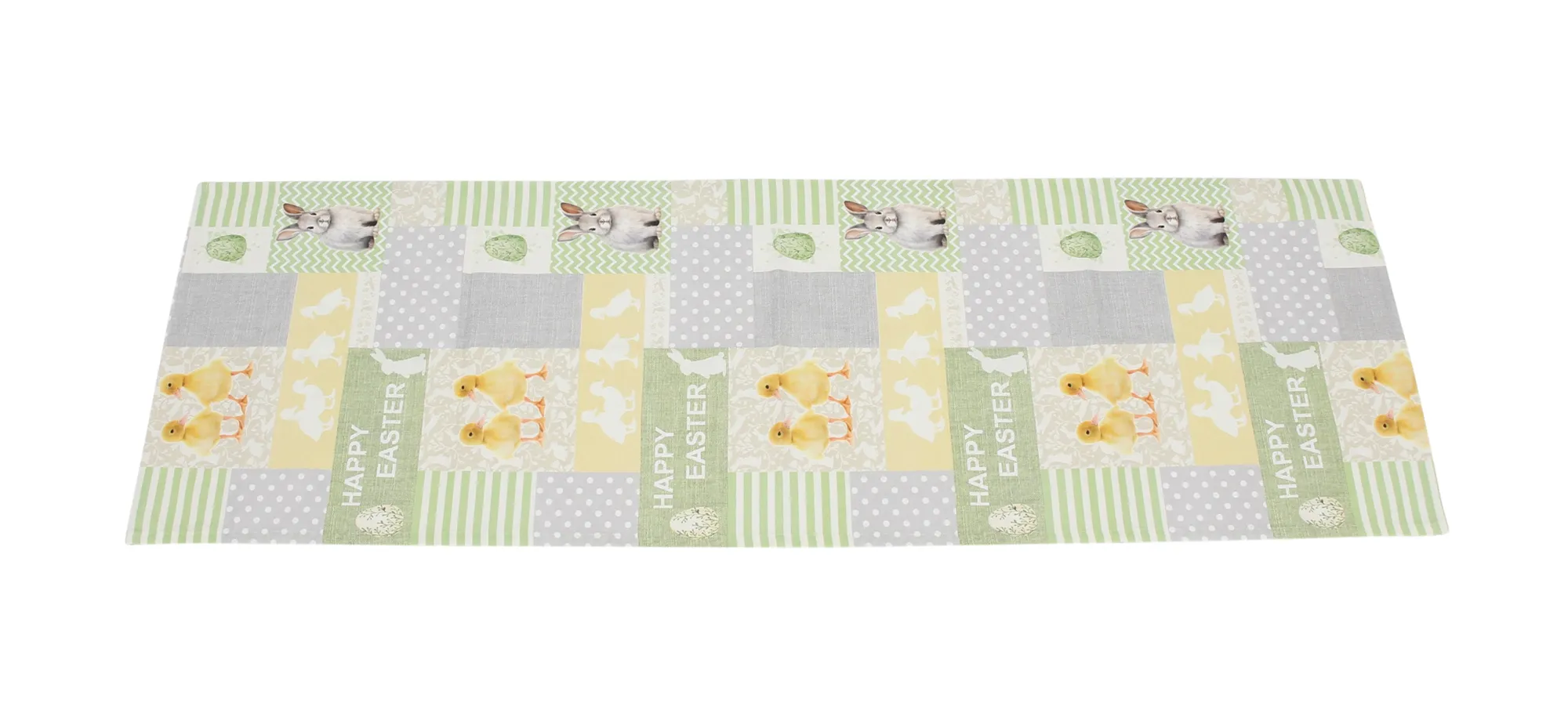 Tischläufer "Osterpatchwork"  im Frank Flechtwaren Online Shop für Jubiläumsartikel-Textilien kaufen