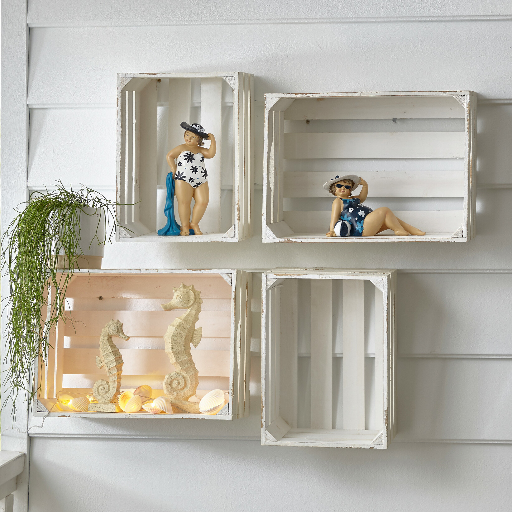 Universalkiste "Used-Look", 2er Set  im Frank Flechtwaren Online Shop für Kinderzimmer kaufen