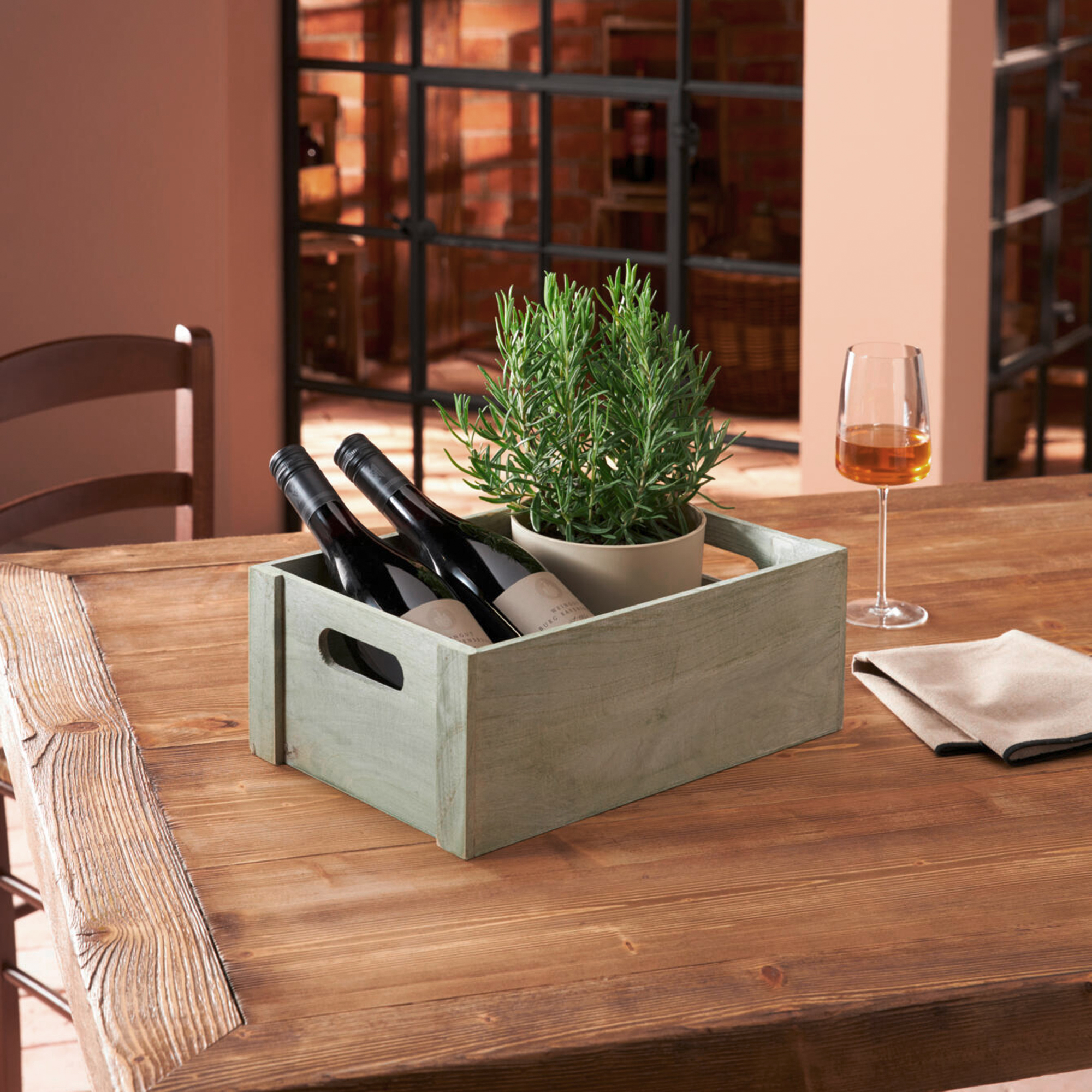 Universalkiste "Präsent", 2er Set  im Frank Flechtwaren Online Shop für Weinliebhaber kaufen