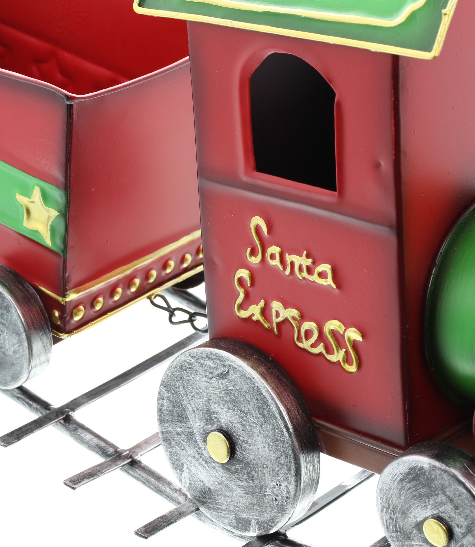 Metallzug "Santa" im Frank Flechtwaren Online Shop für Weihnachten kaufen Metallzug "Santa" im Frank Flechtwaren Online Shop für Weihnachten kaufen